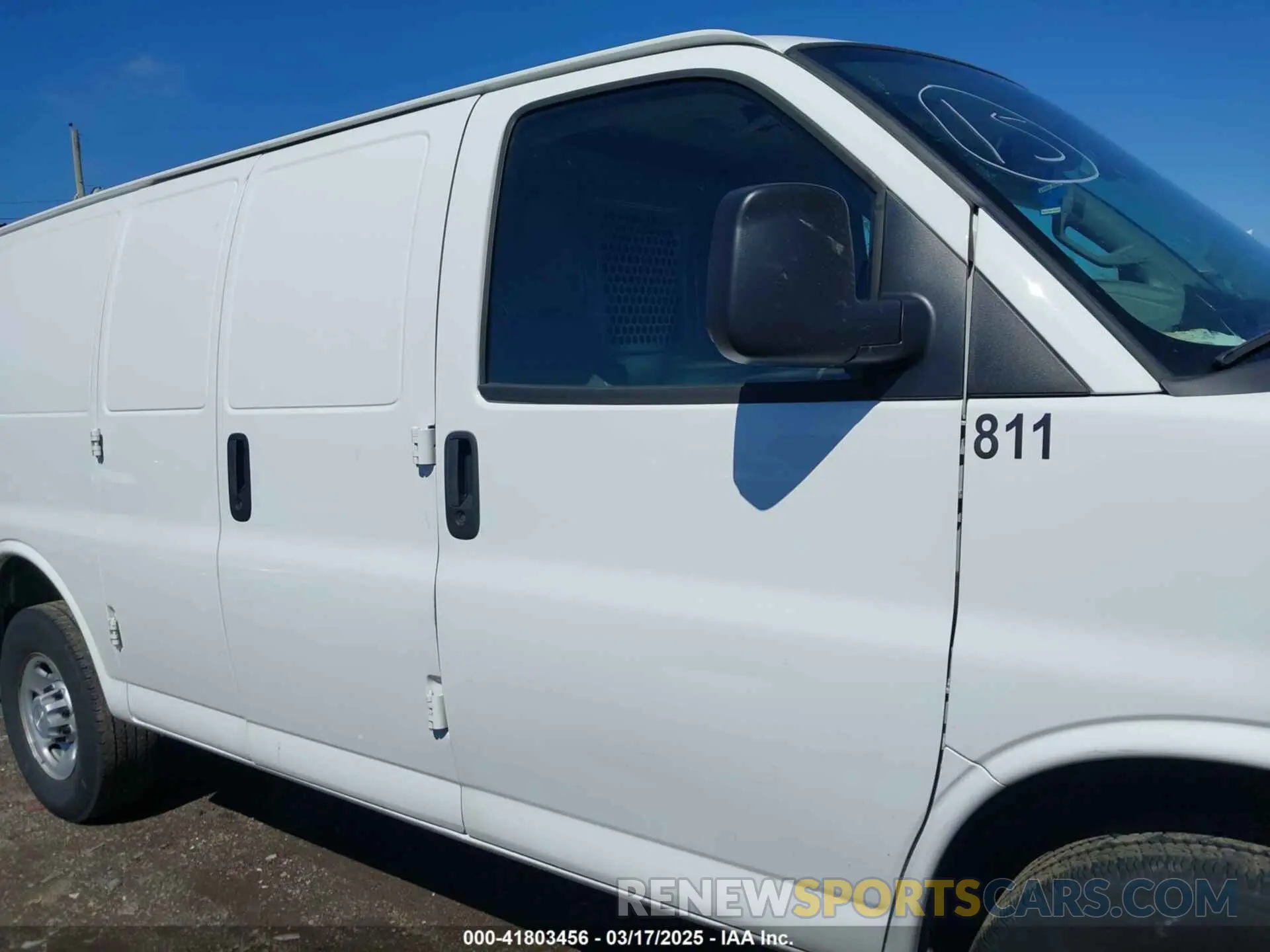 13 Photograph of a damaged car 1GCWGAFPXM1288514 CHEVROLET EXPRESS CARGO 2021