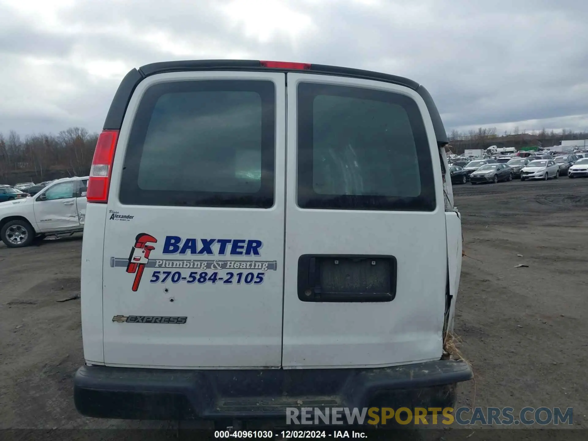 15 Photograph of a damaged car 1GCWGAFPXM1304646 CHEVROLET EXPRESS CARGO 2021