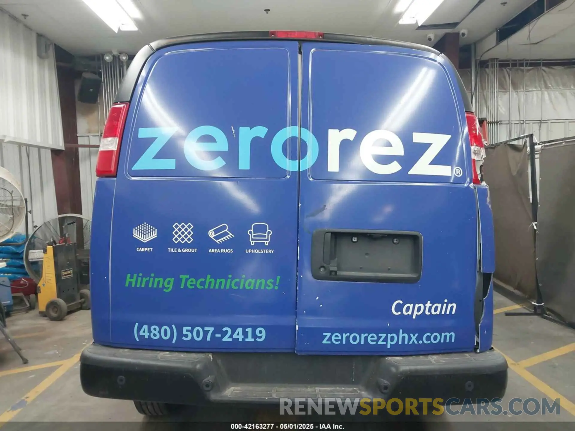 16 Photograph of a damaged car 1GCWGBF77M1144909 CHEVROLET EXPRESS CARGO 2021