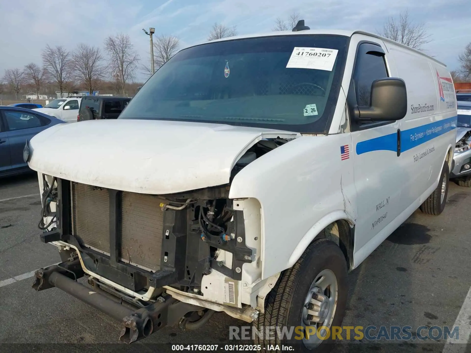2 Фотография поврежденного автомобиля 1GCWGBFP4M1208968 CHEVROLET EXPRESS CARGO 2021
