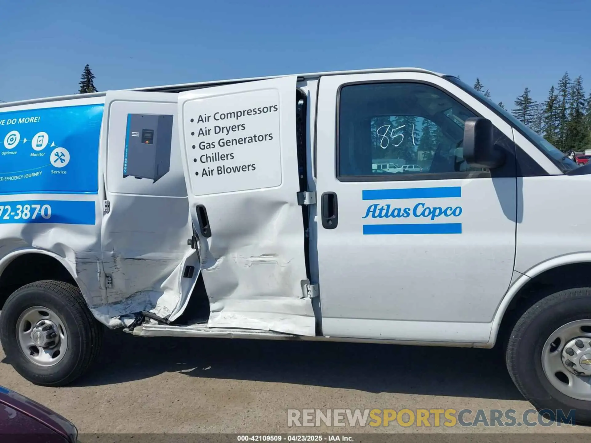 12 Photograph of a damaged car 1GCWGAFP4P1176442 CHEVROLET EXPRESS CARGO 2023