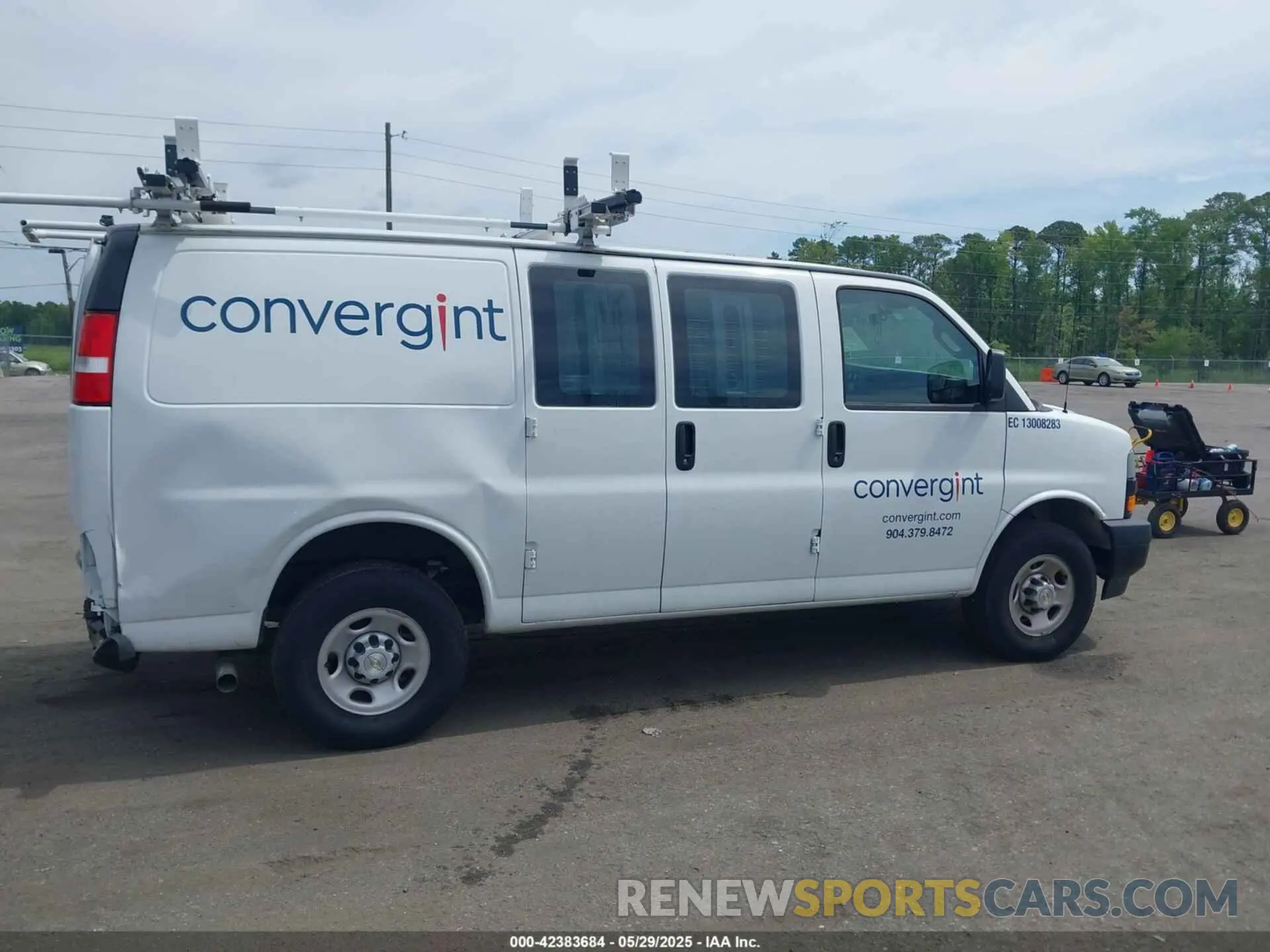 13 Photograph of a damaged car 1GCWGAFP5P1217550 CHEVROLET EXPRESS CARGO 2023