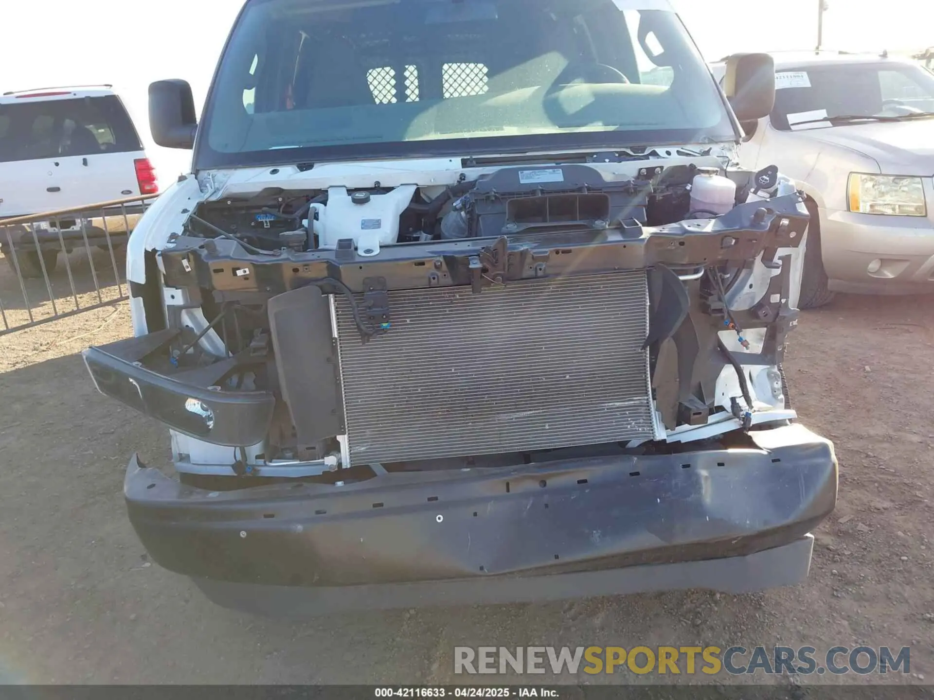 6 Photograph of a damaged car 1GCWGBFP3P1234319 CHEVROLET EXPRESS CARGO 2023