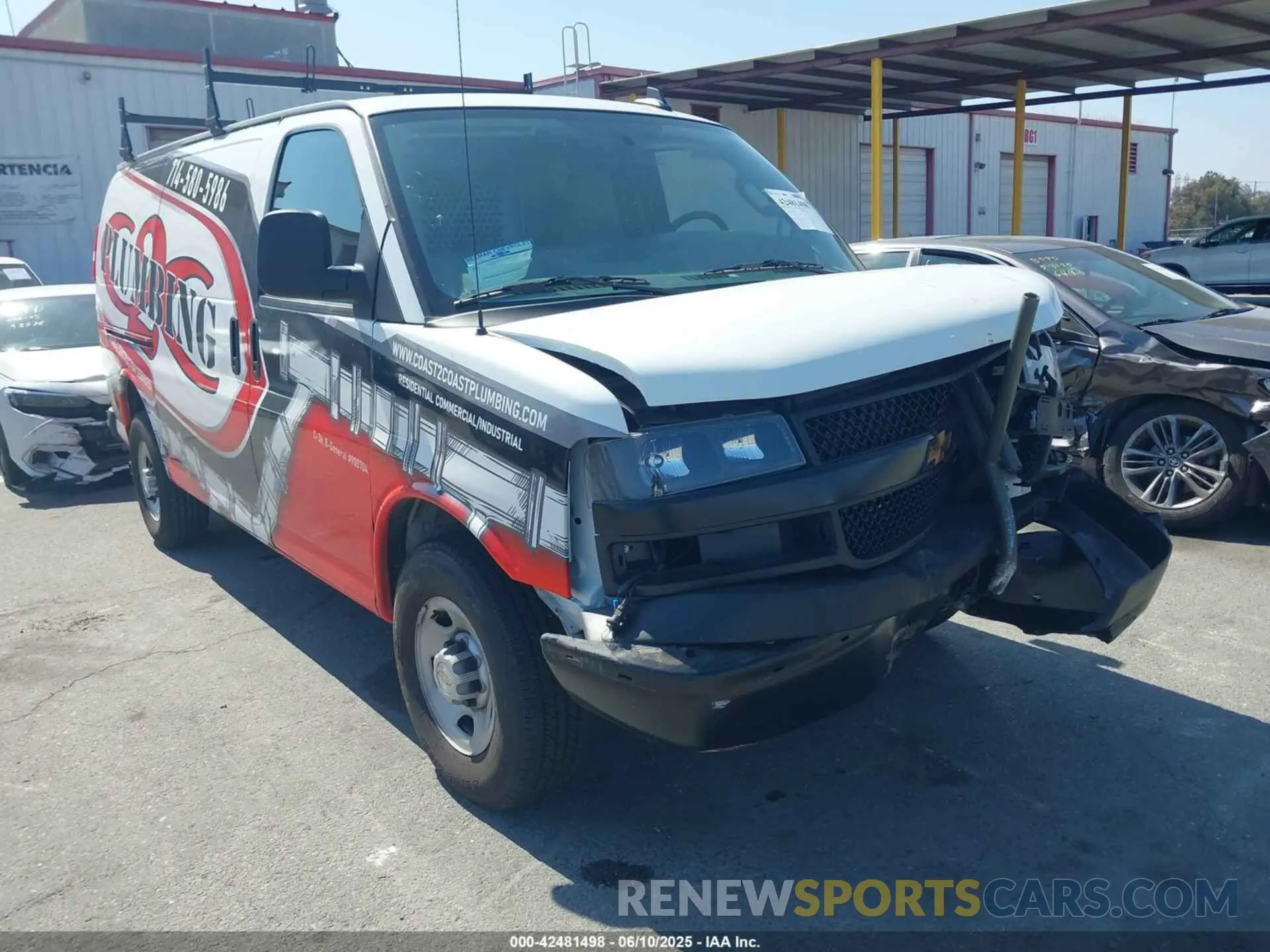 1 Photograph of a damaged car 1GCWGAFP0R1289176 CHEVROLET EXPRESS CARGO 2024