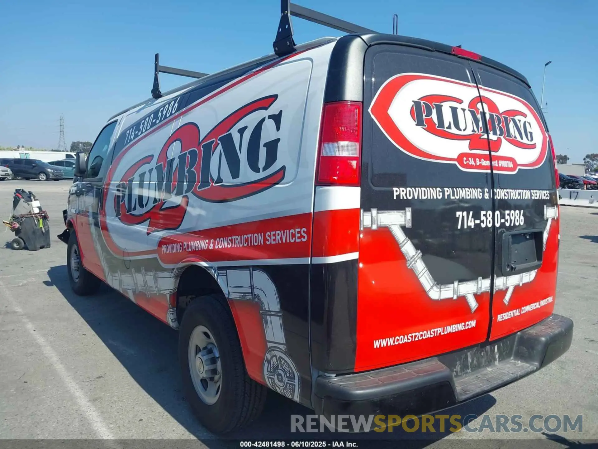 3 Photograph of a damaged car 1GCWGAFP0R1289176 CHEVROLET EXPRESS CARGO 2024