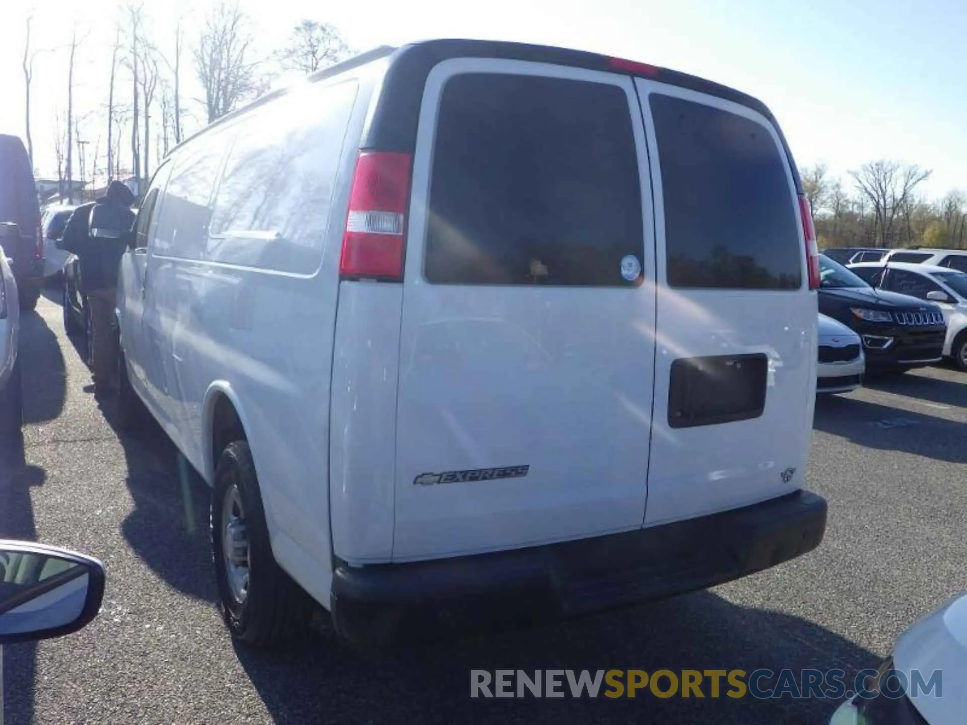 2 Photograph of a damaged car 1GCWGAFG9K1326862 CHEVROLET EXPRESS G2500 2019