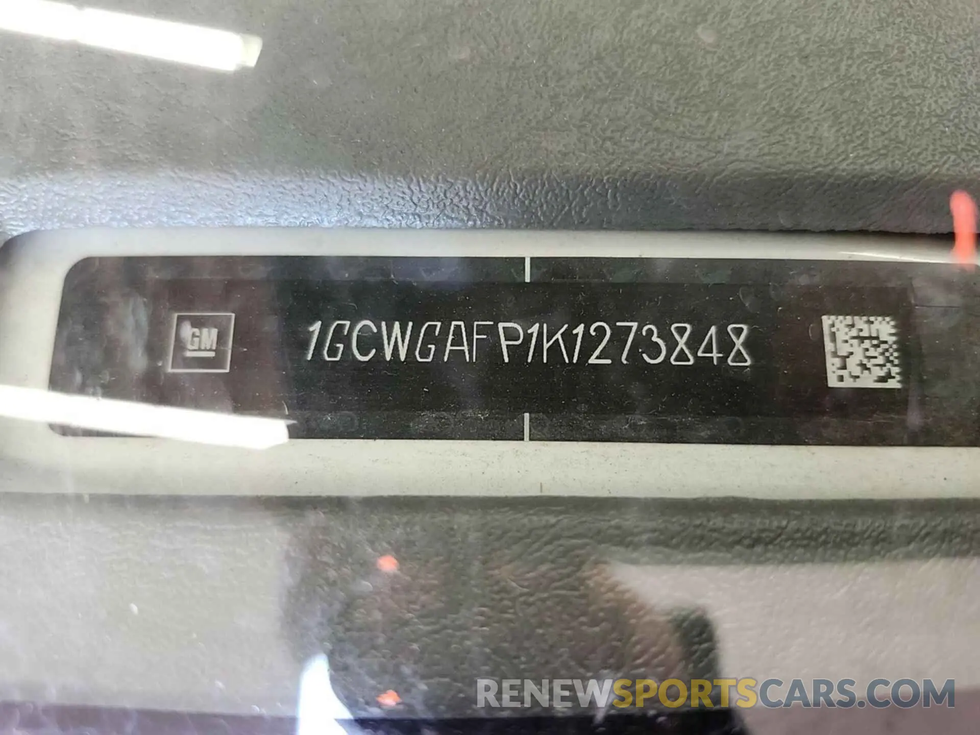 22 Photograph of a damaged car 1GCWGAFP1K1273848 CHEVROLET EXPRESS G2500 2019
