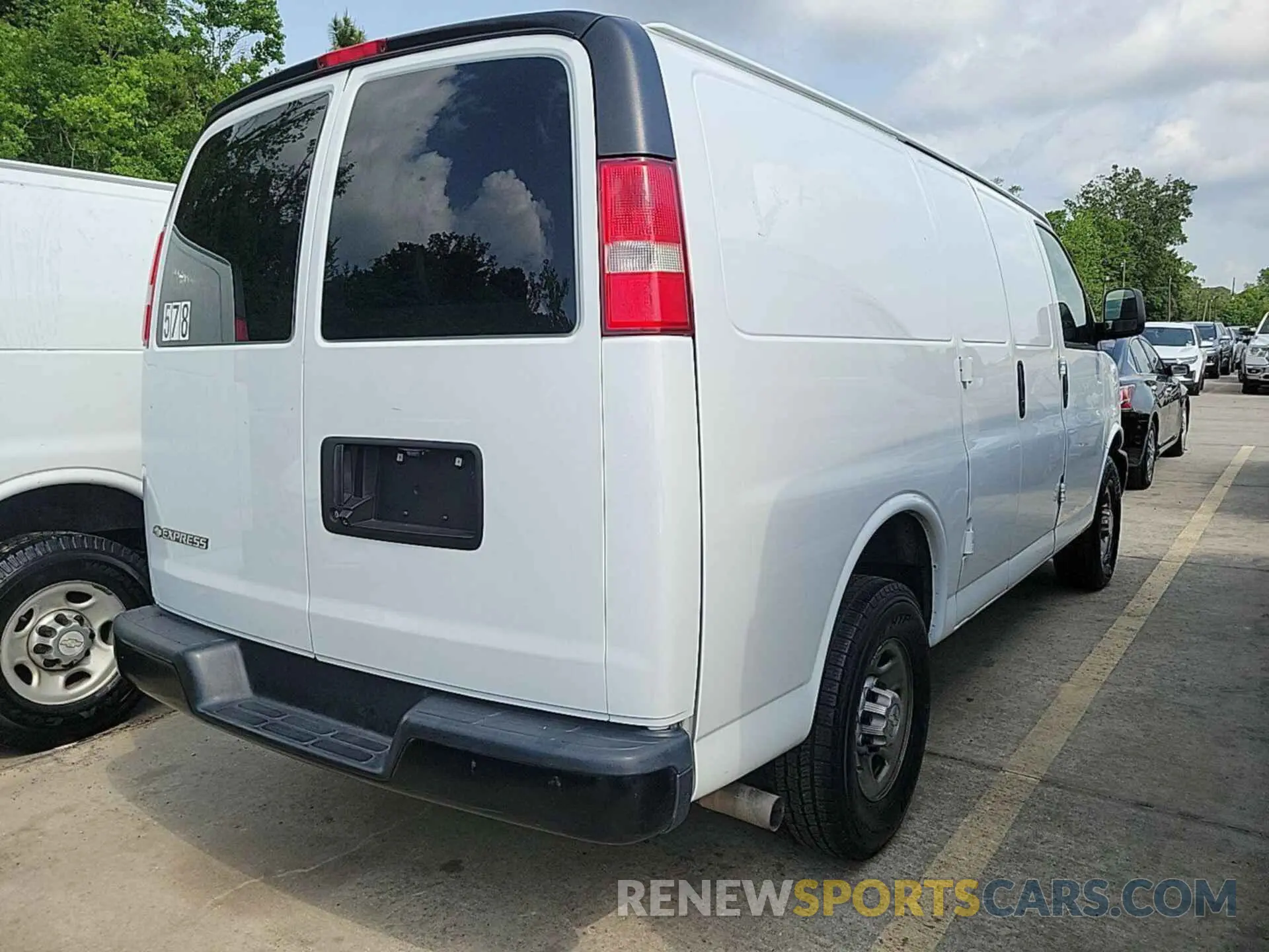 38 Photograph of a damaged car 1GCWGAFP5K1206122 CHEVROLET EXPRESS G2500 2019