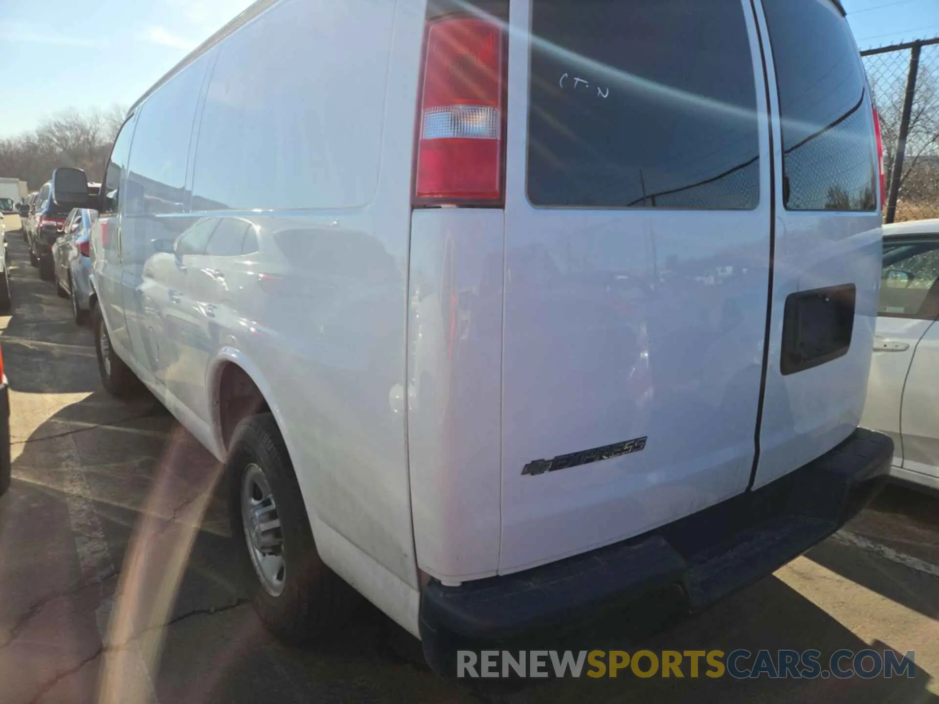 7 Photograph of a damaged car 1GCWGAFPXK1202597 CHEVROLET EXPRESS G2500 2019