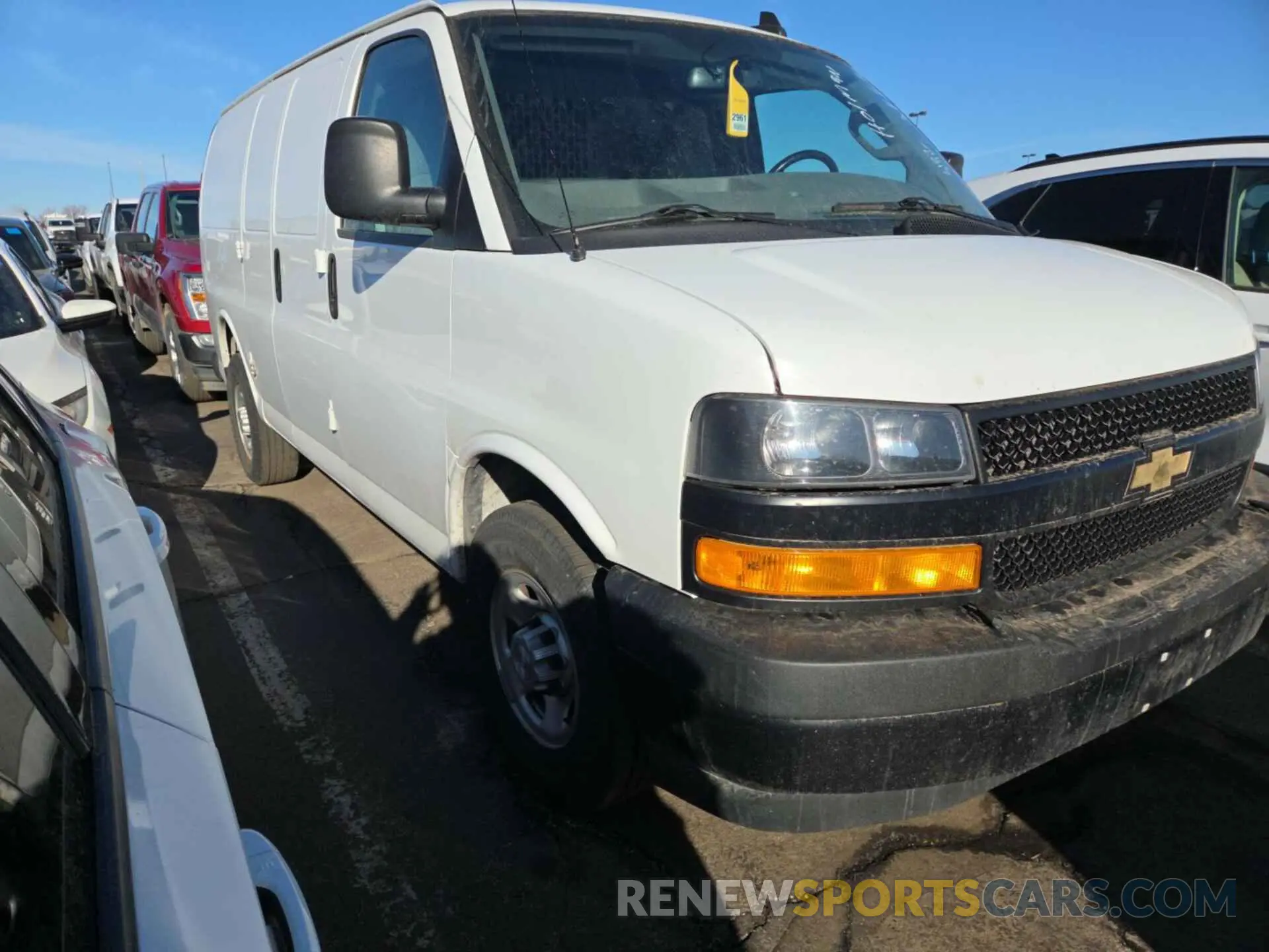 9 Photograph of a damaged car 1GCWGAFPXK1202597 CHEVROLET EXPRESS G2500 2019