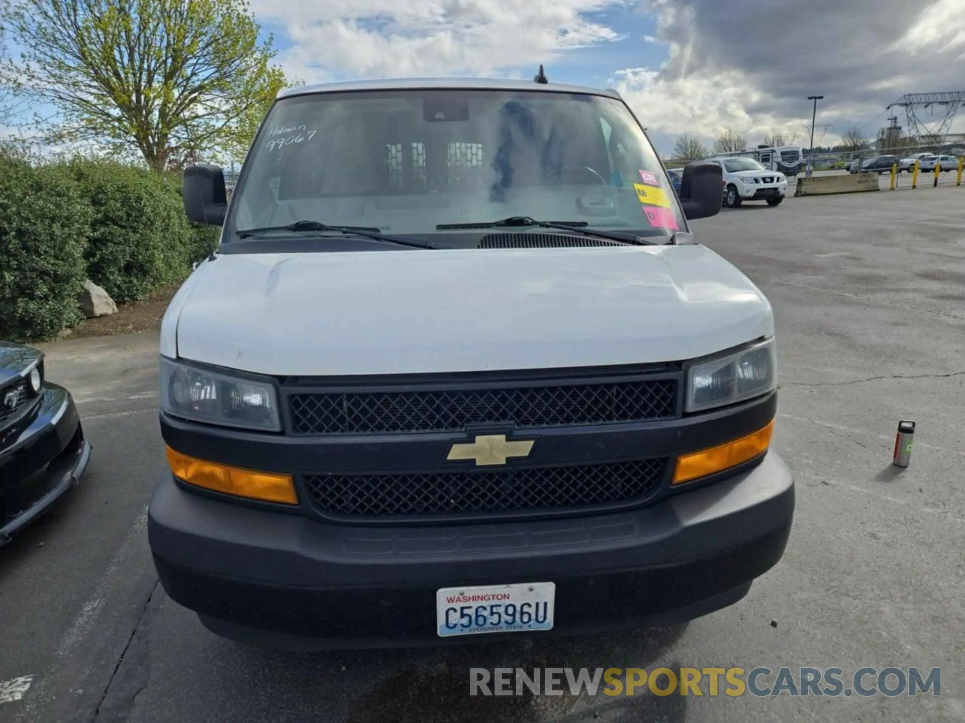 8 Photograph of a damaged car 1GCWGAFG6L1252964 CHEVROLET EXPRESS G2500 2020