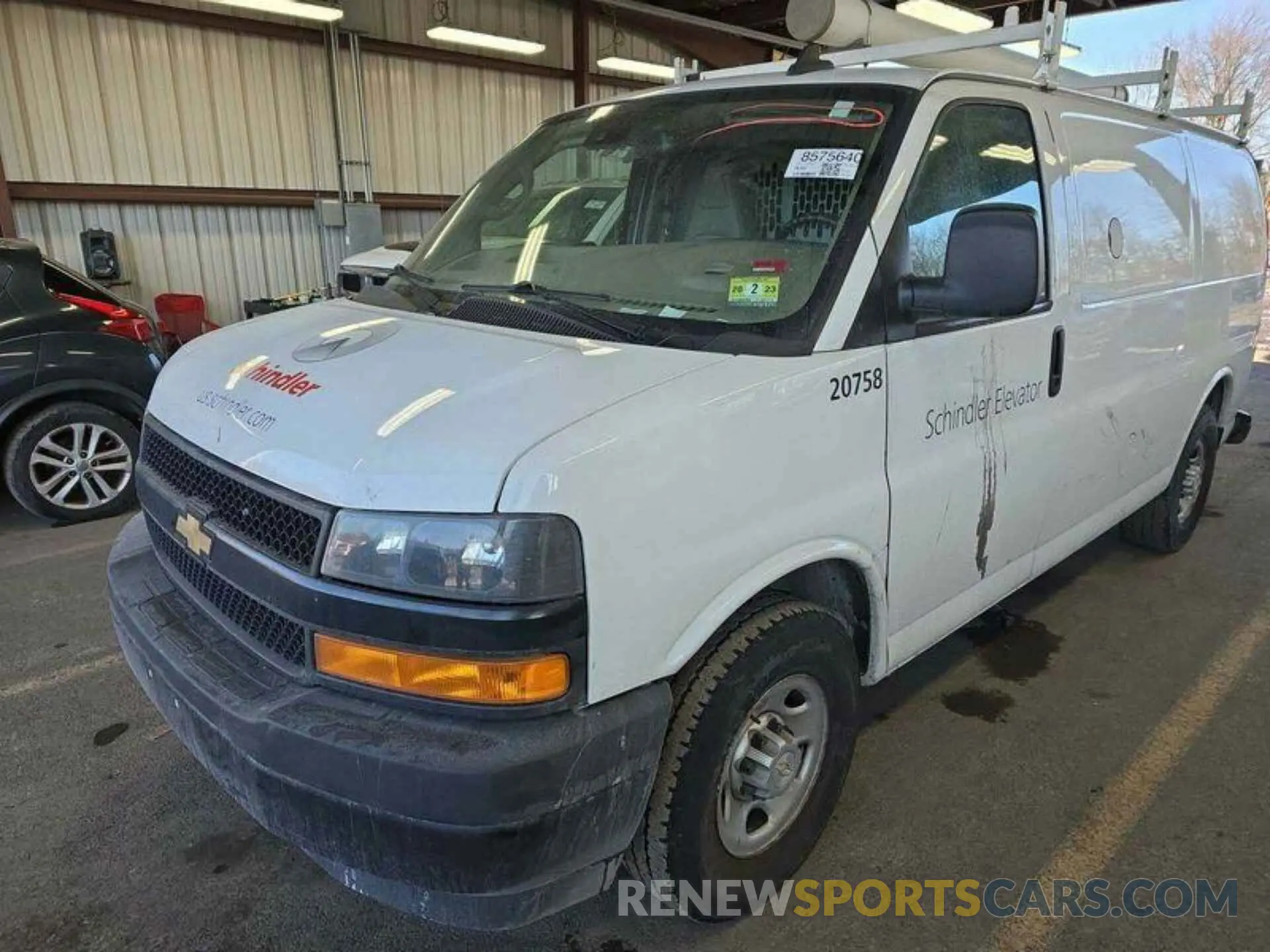 2 Photograph of a damaged car 1GCZGGFPXL1276541 CHEVROLET EXPRESS G3500 2020