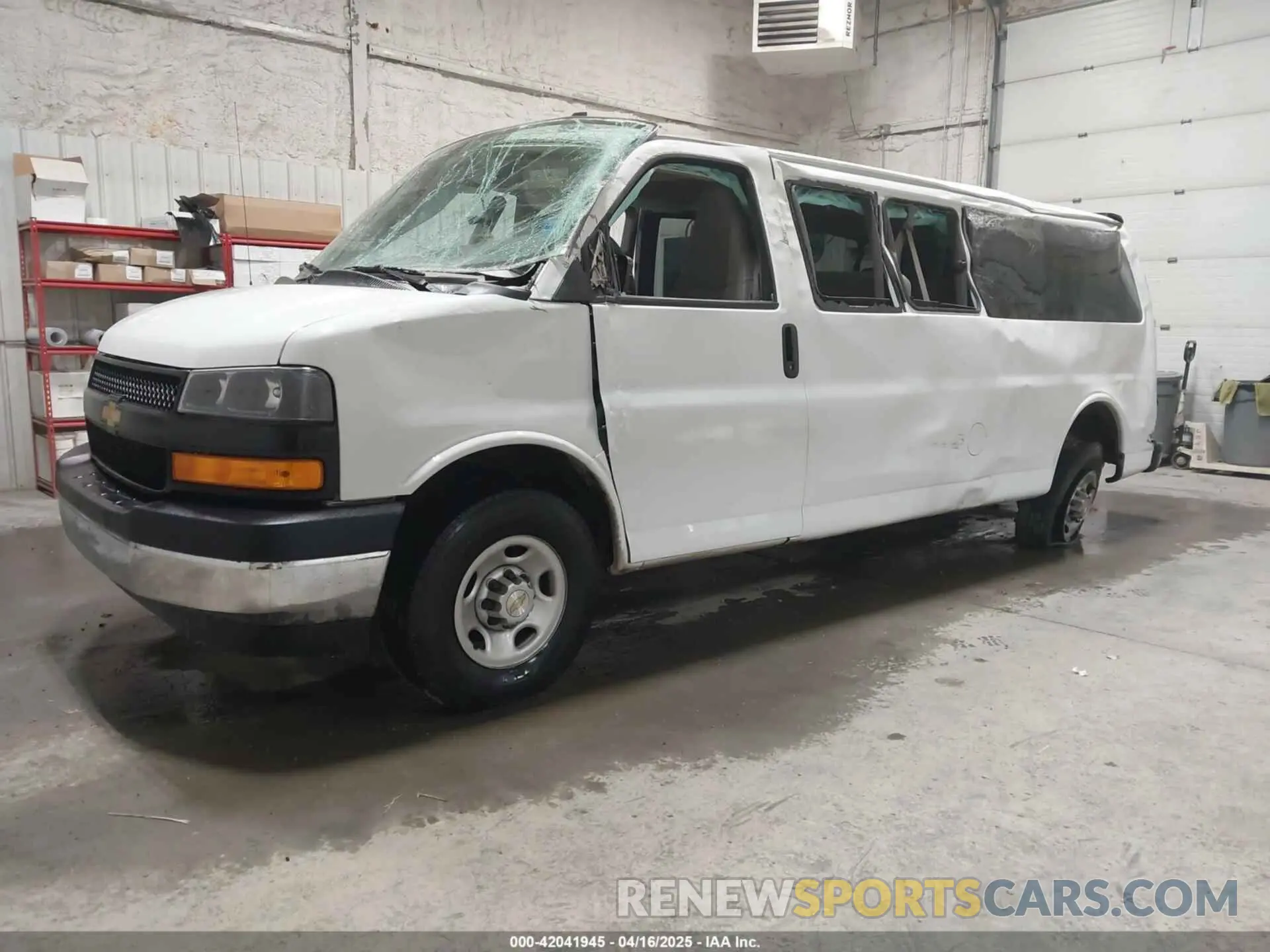 2 Photograph of a damaged car 1GAZGNFP8P1119268 CHEVROLET EXPRESS PASSENGER 2023