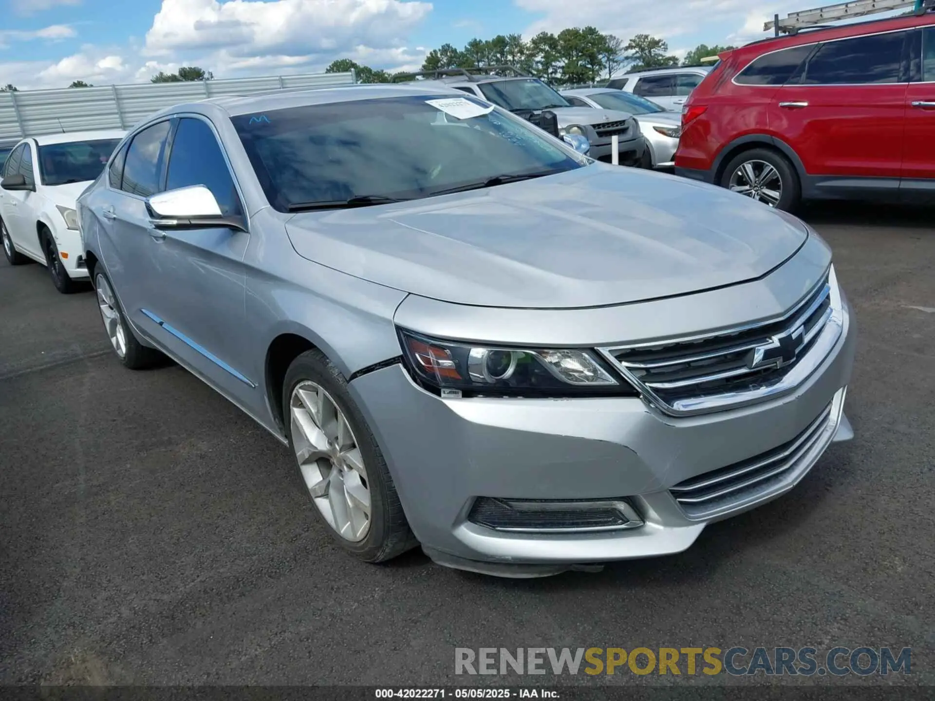 1 Photograph of a damaged car 1G1105S34KU108568 CHEVROLET IMPALA 2019