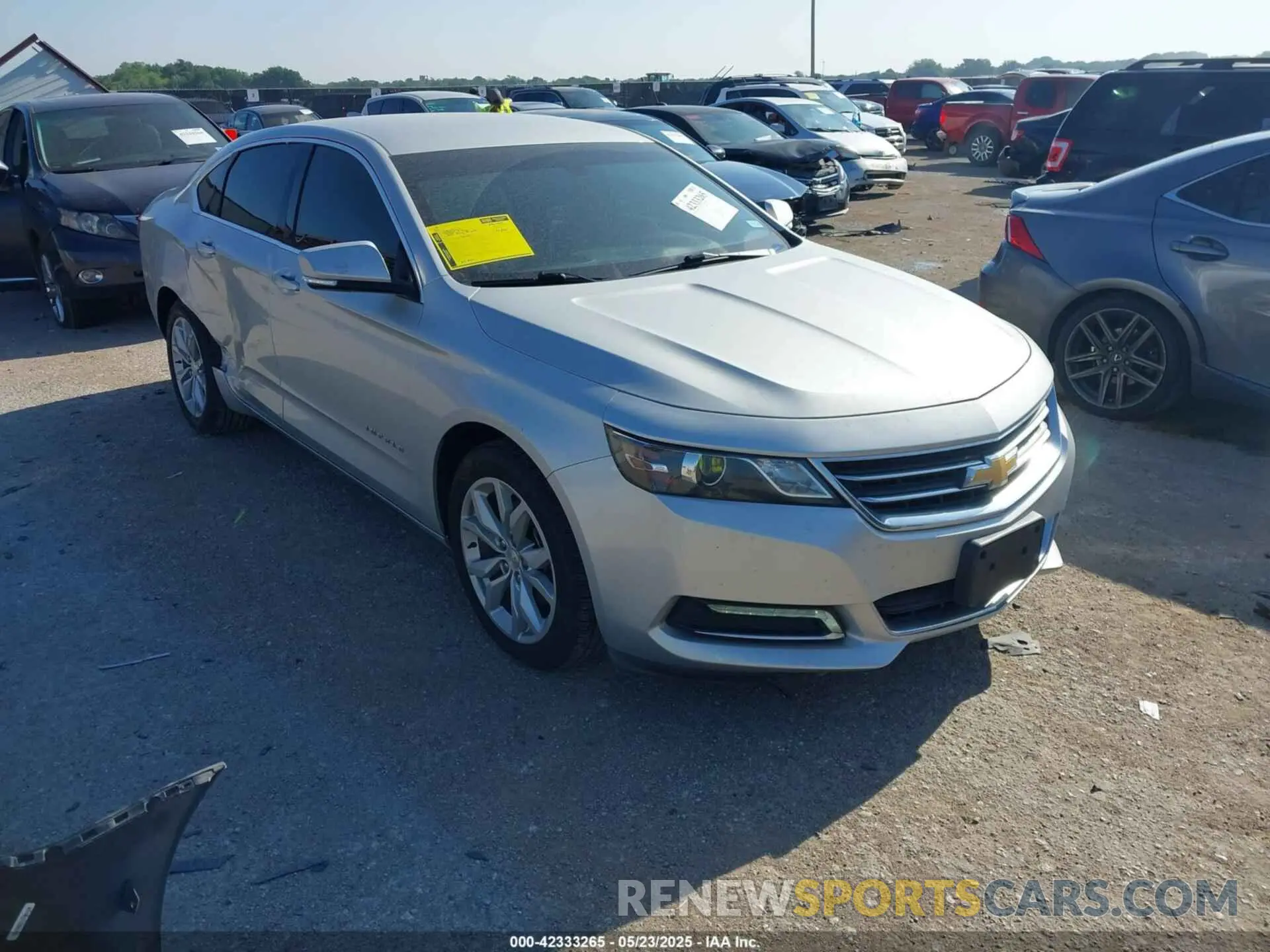 1 Photograph of a damaged car 1G11Z5S3XKU128474 CHEVROLET IMPALA 2019