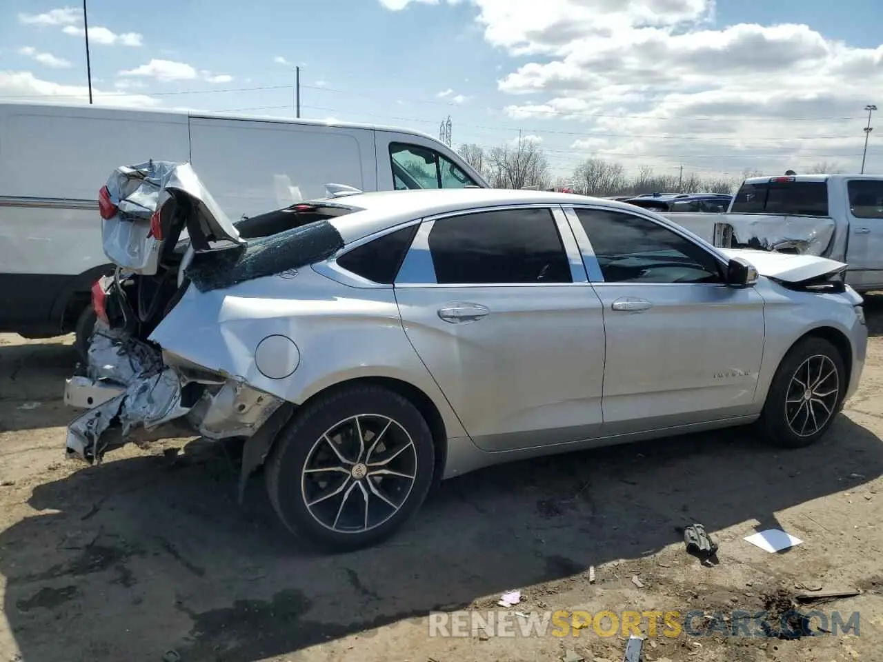 3 Photograph of a damaged car 1G11Z5SA0KU115280 CHEVROLET IMPALA 2019
