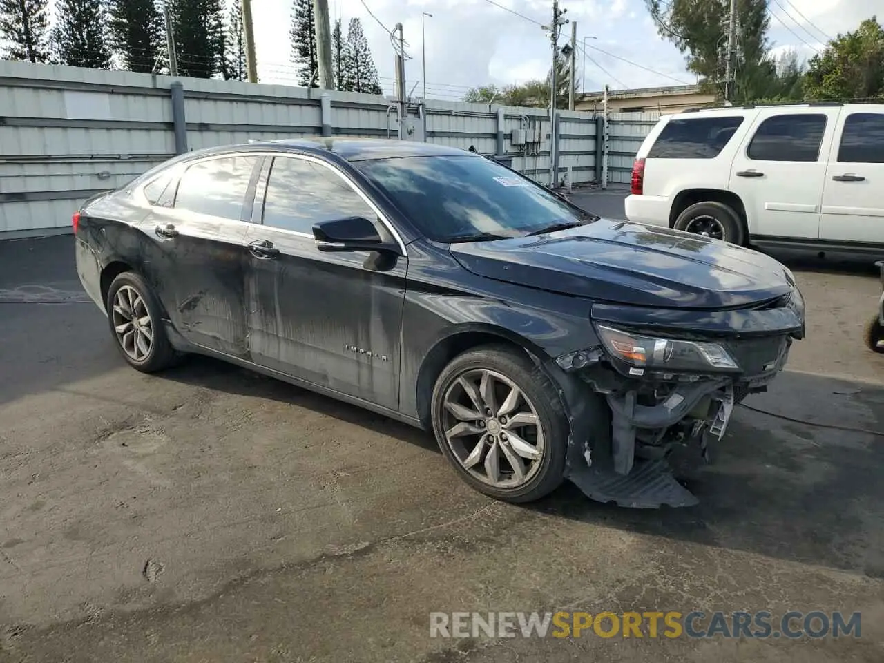 4 Фотография поврежденного автомобиля 1G11Z5SA7KU138779 CHEVROLET IMPALA 2019