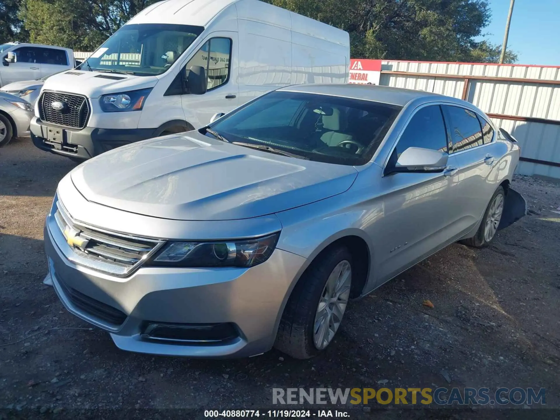 2 Фотография поврежденного автомобиля 1G11Z5SA8KU132604 CHEVROLET IMPALA 2019