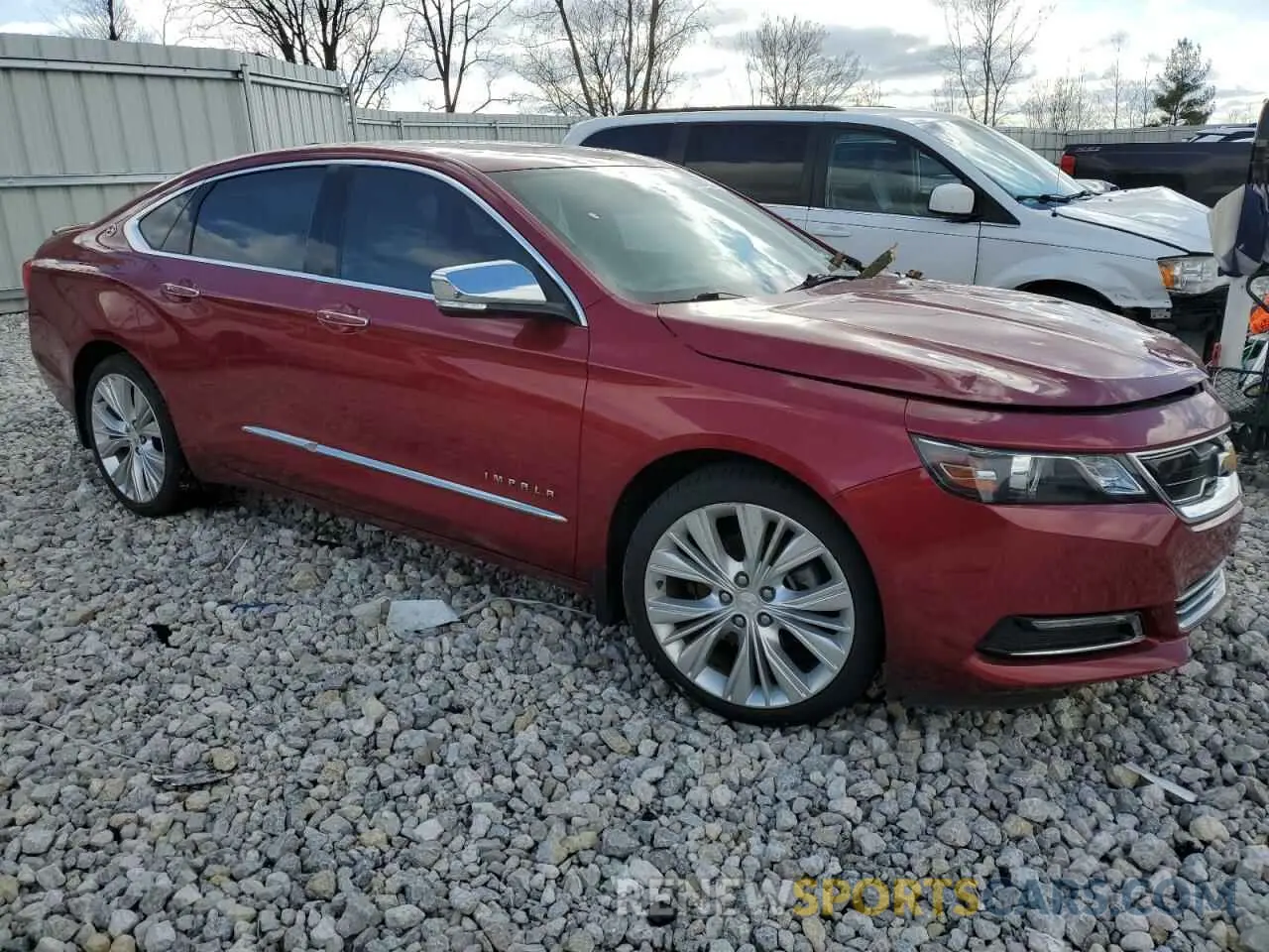 4 Photograph of a damaged car 2G1105S36K9101005 CHEVROLET IMPALA 2019