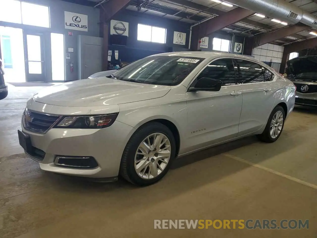 1 Photograph of a damaged car 2G11Y5S35K9128723 CHEVROLET IMPALA 2019