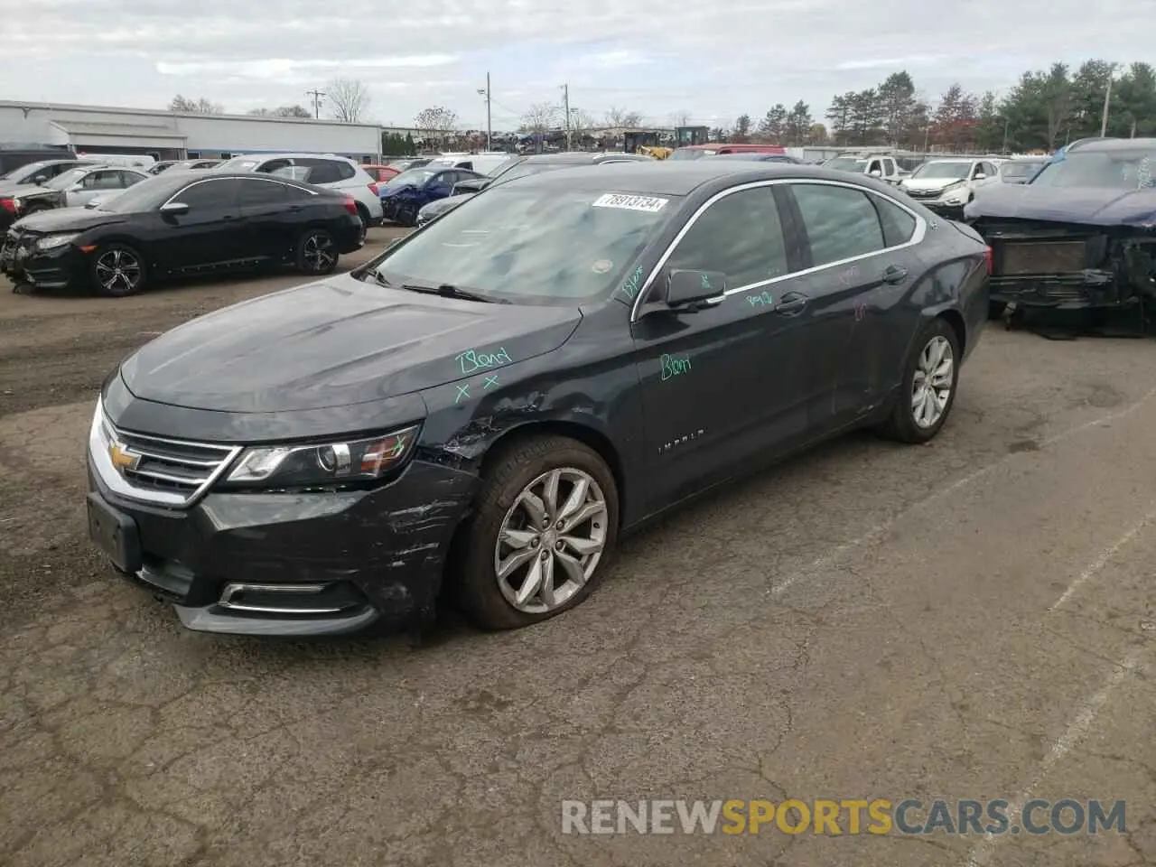 1 Photograph of a damaged car 2G11Z5S35K9105195 CHEVROLET IMPALA 2019