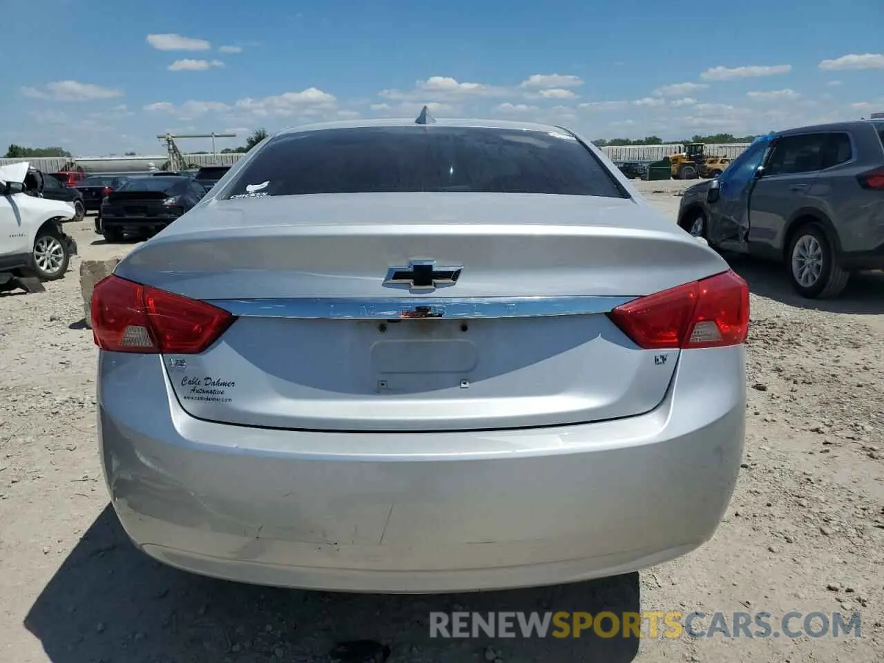 6 Photograph of a damaged car 2G11Z5S39K9132030 CHEVROLET IMPALA 2019