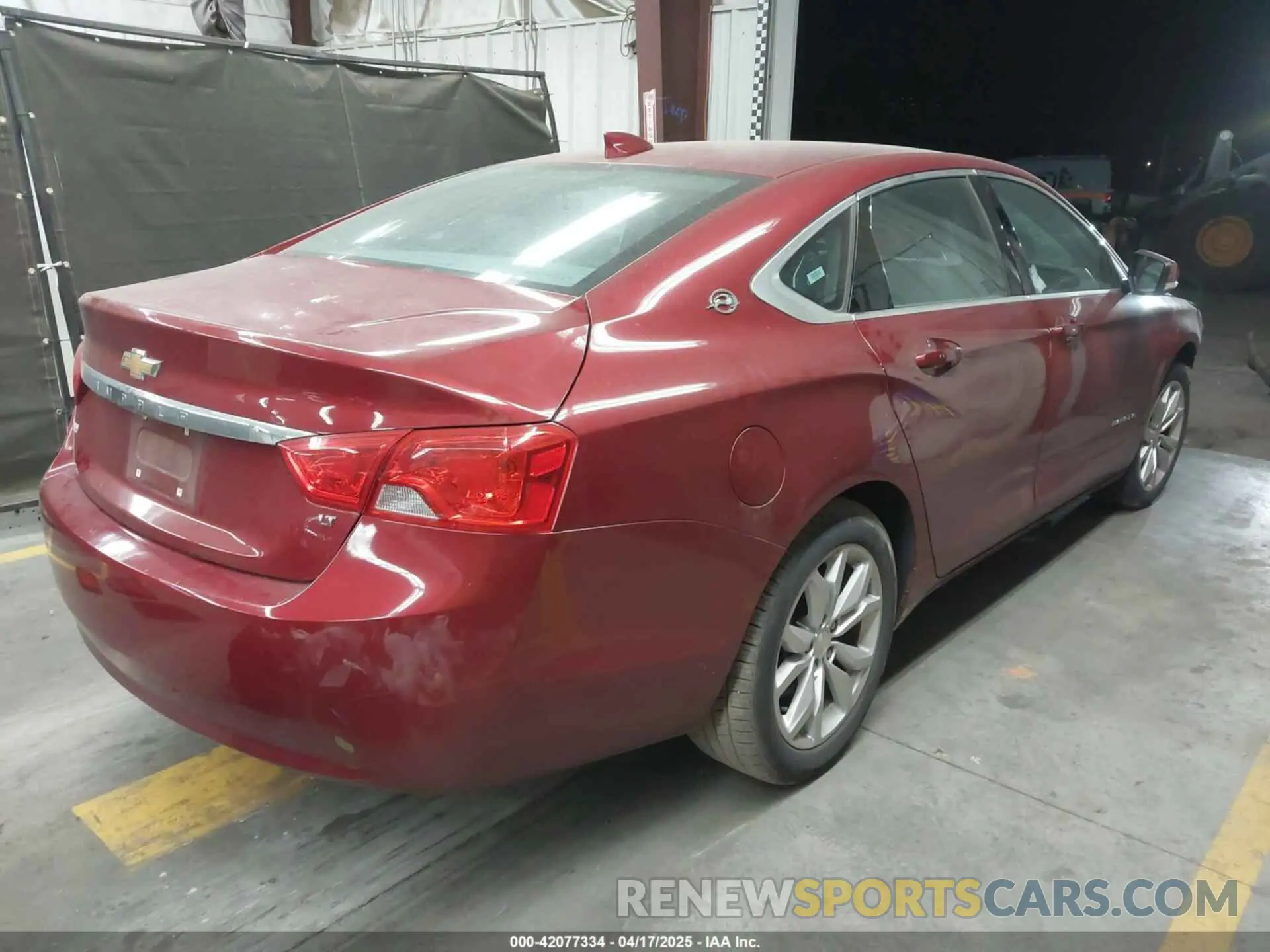 4 Photograph of a damaged car 2G11Z5SA6K9148510 CHEVROLET IMPALA 2019