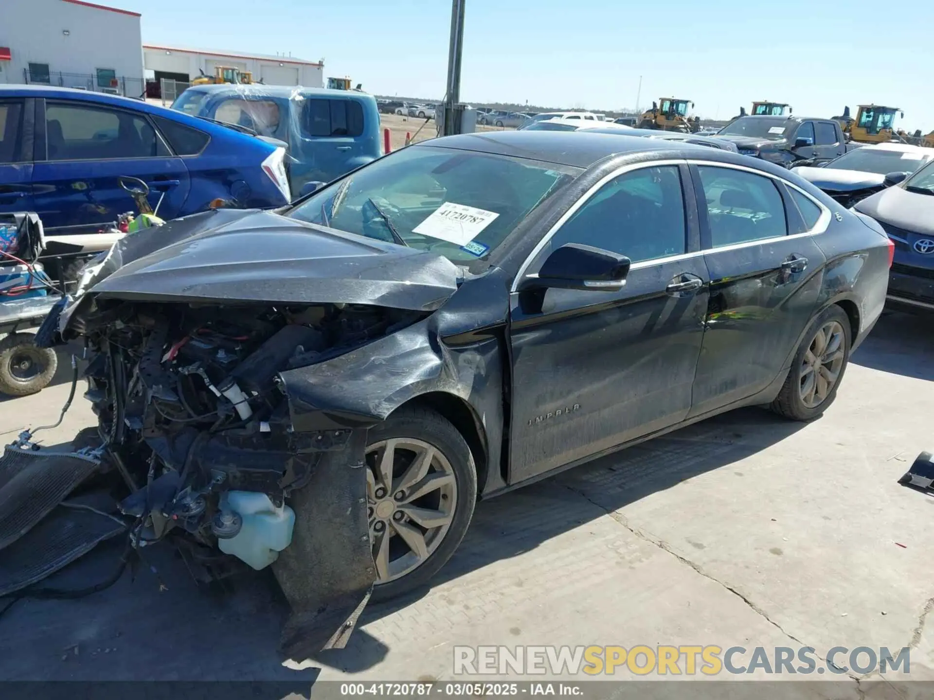 2 Photograph of a damaged car 2G11Z5SA9K9124069 CHEVROLET IMPALA 2019