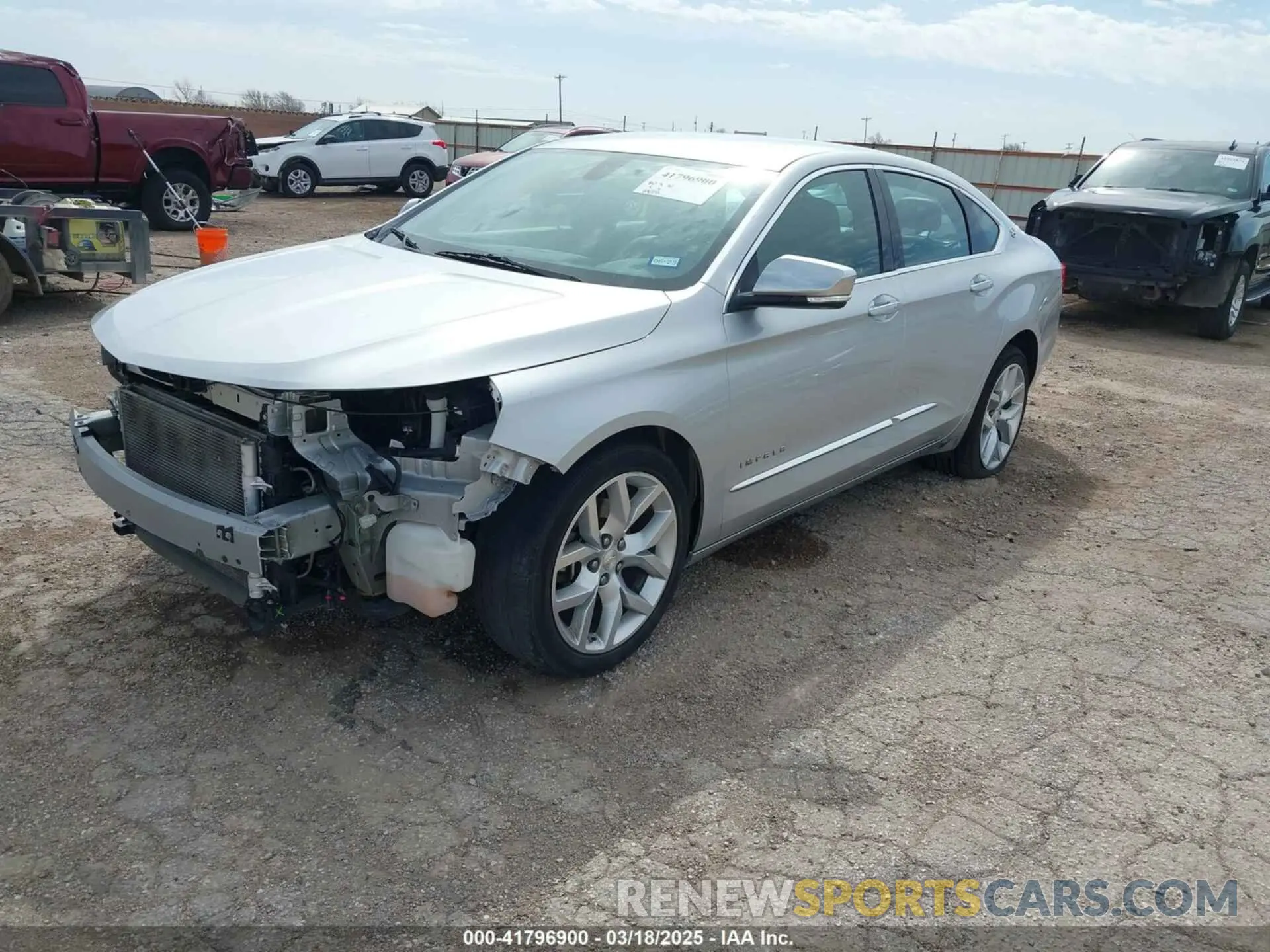 2 Photograph of a damaged car 1G1105S38LU100751 CHEVROLET IMPALA 2020
