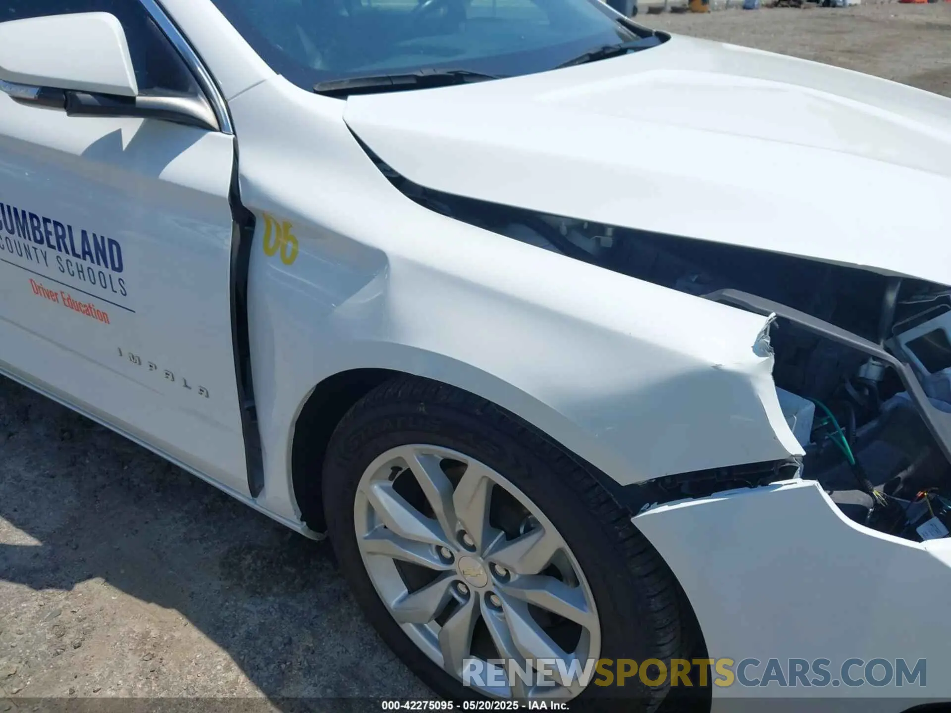 6 Photograph of a damaged car 1G11Z5S38LU115398 CHEVROLET IMPALA 2020