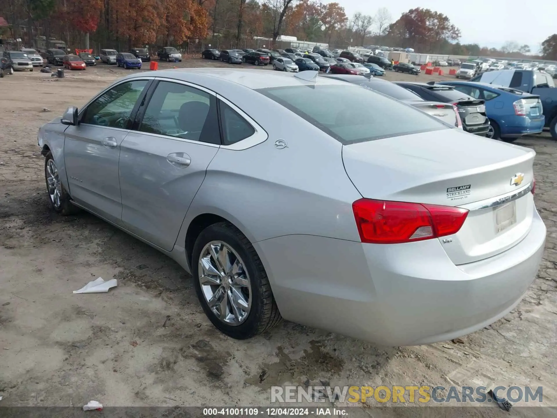 3 Photograph of a damaged car 2G11Z5S32L9101705 CHEVROLET IMPALA 2020