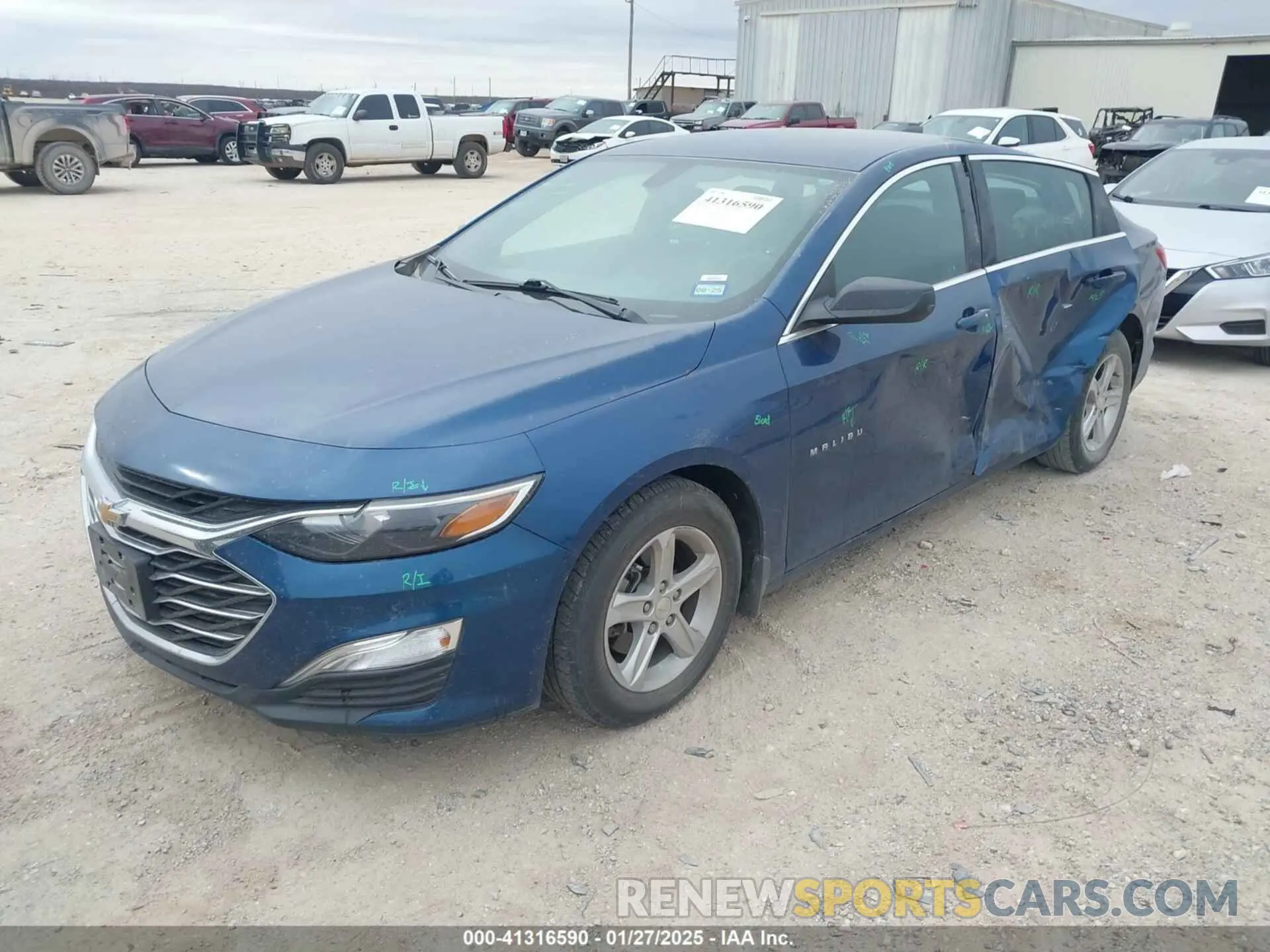 2 Фотография поврежденного автомобиля 1G1ZB5ST0KF143514 CHEVROLET MALIBU 2019