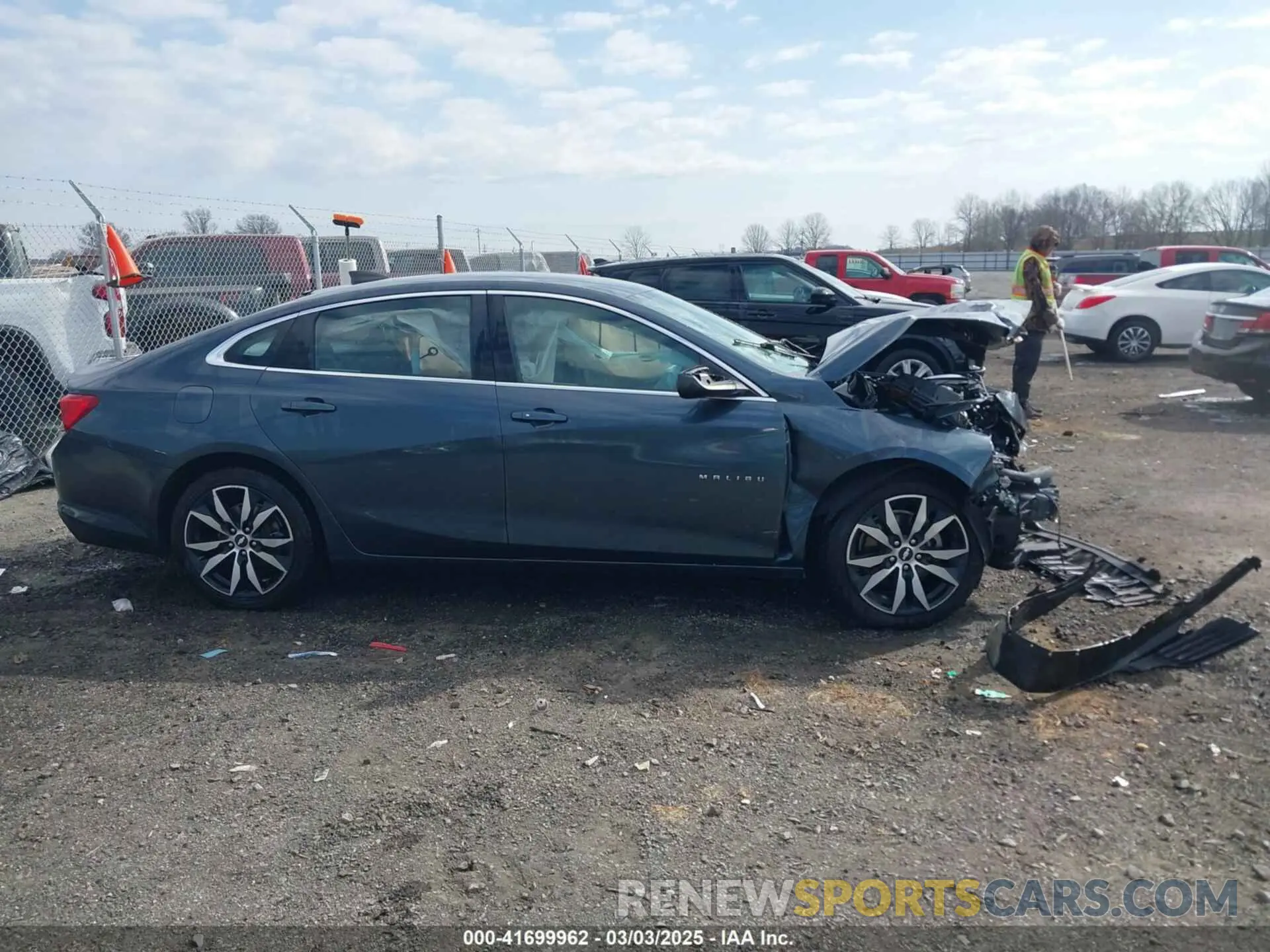 13 Фотография поврежденного автомобиля 1G1ZB5ST0KF227185 CHEVROLET MALIBU 2019
