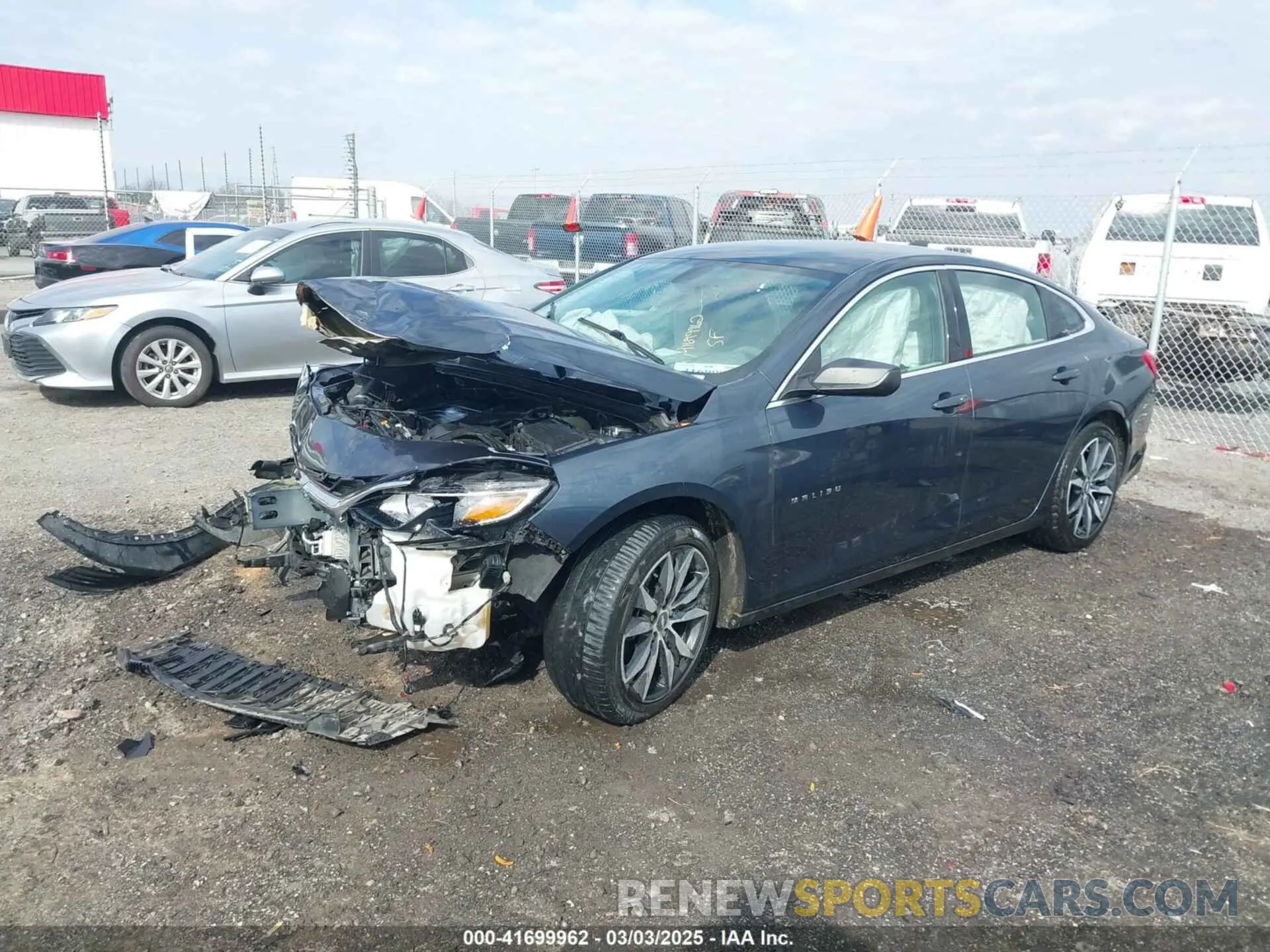 2 Фотография поврежденного автомобиля 1G1ZB5ST0KF227185 CHEVROLET MALIBU 2019