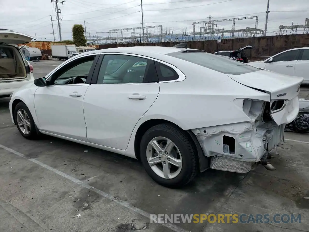 2 Photograph of a damaged car 1G1ZB5ST1KF121490 CHEVROLET MALIBU 2019
