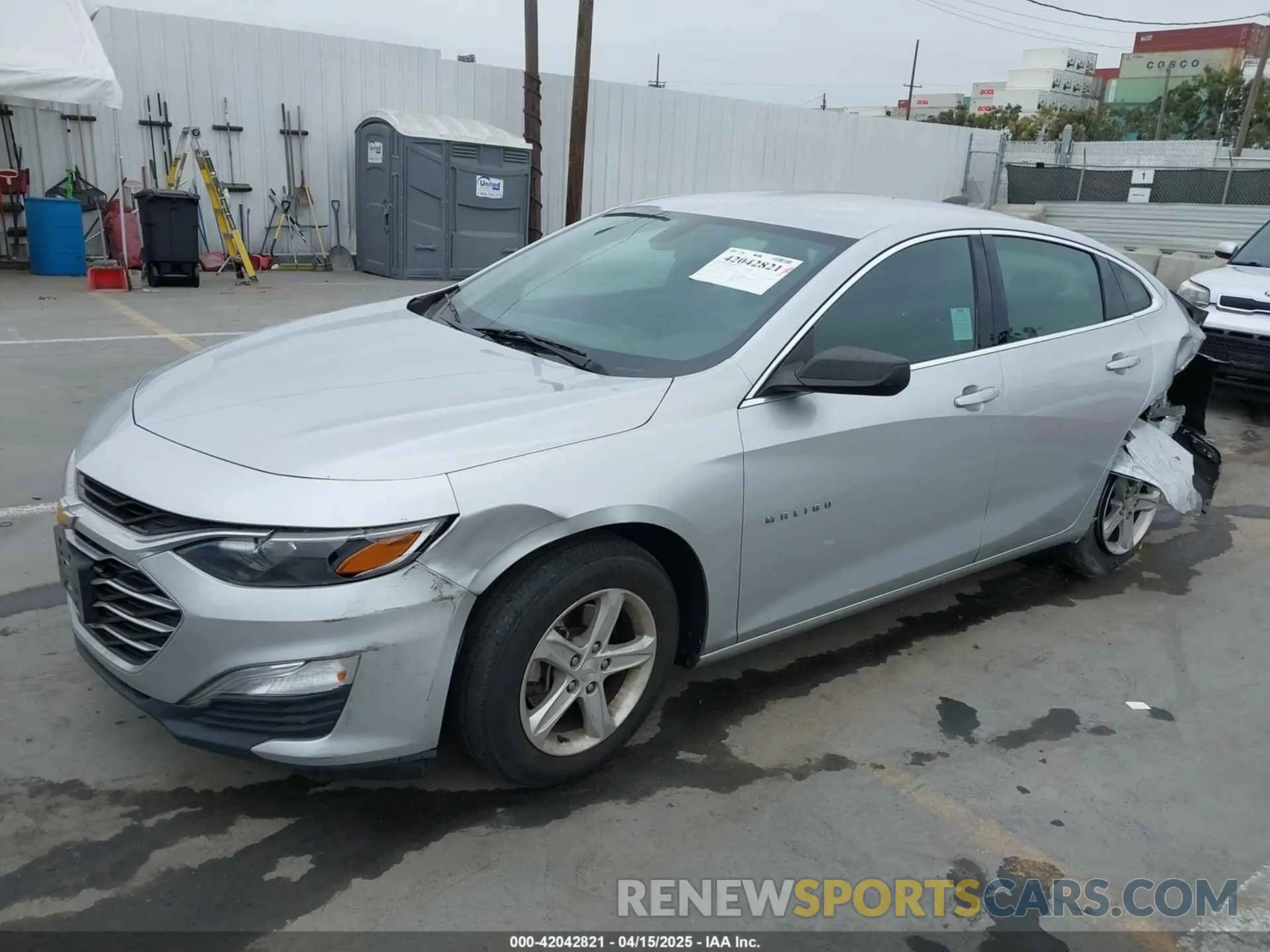 2 Фотография поврежденного автомобиля 1G1ZB5ST5KF144156 CHEVROLET MALIBU 2019