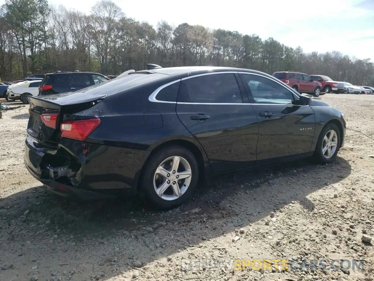 3 Photograph of a damaged car 1G1ZB5ST5KF156887 CHEVROLET MALIBU 2019
