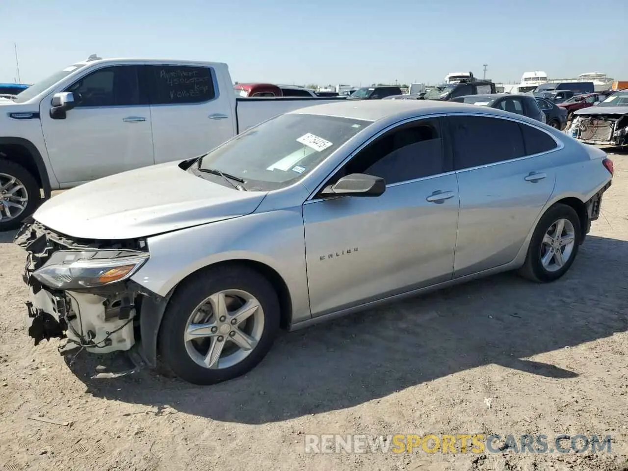 1 Photograph of a damaged car 1G1ZB5ST5KF217252 CHEVROLET MALIBU 2019