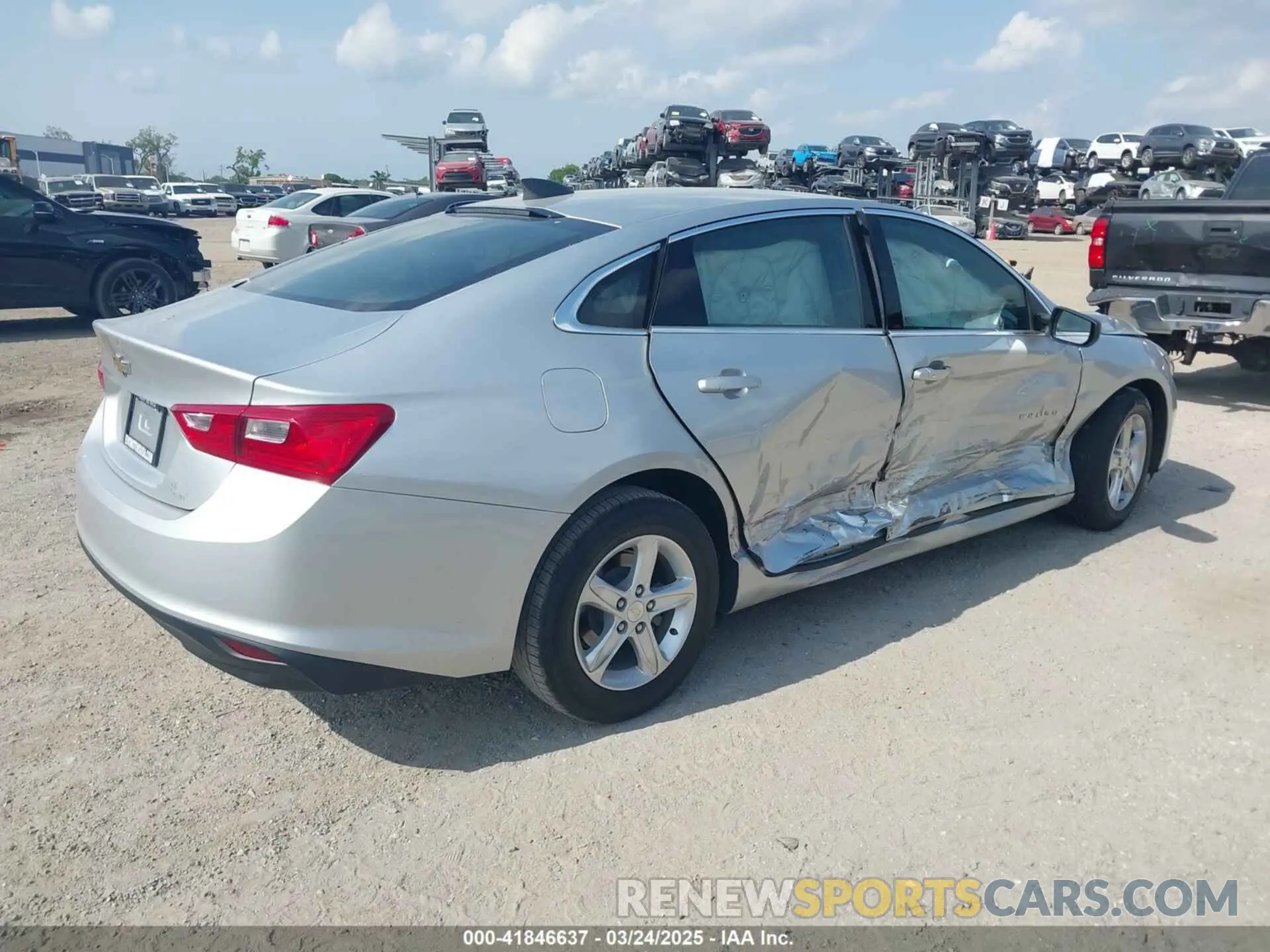 4 Фотография поврежденного автомобиля 1G1ZB5ST5KF222757 CHEVROLET MALIBU 2019