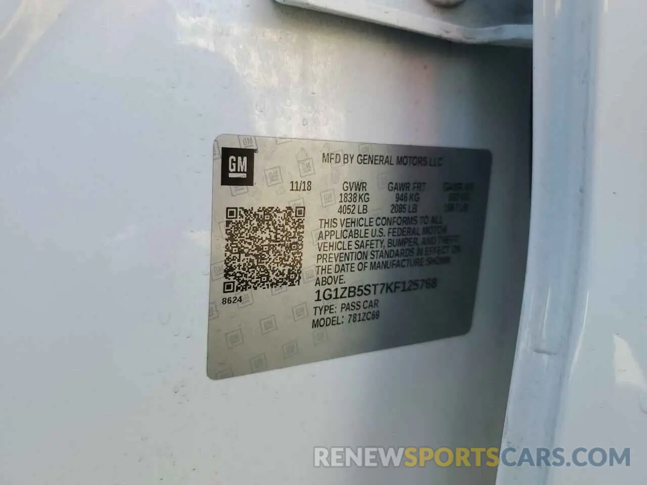 12 Фотография поврежденного автомобиля 1G1ZB5ST7KF125768 CHEVROLET MALIBU 2019