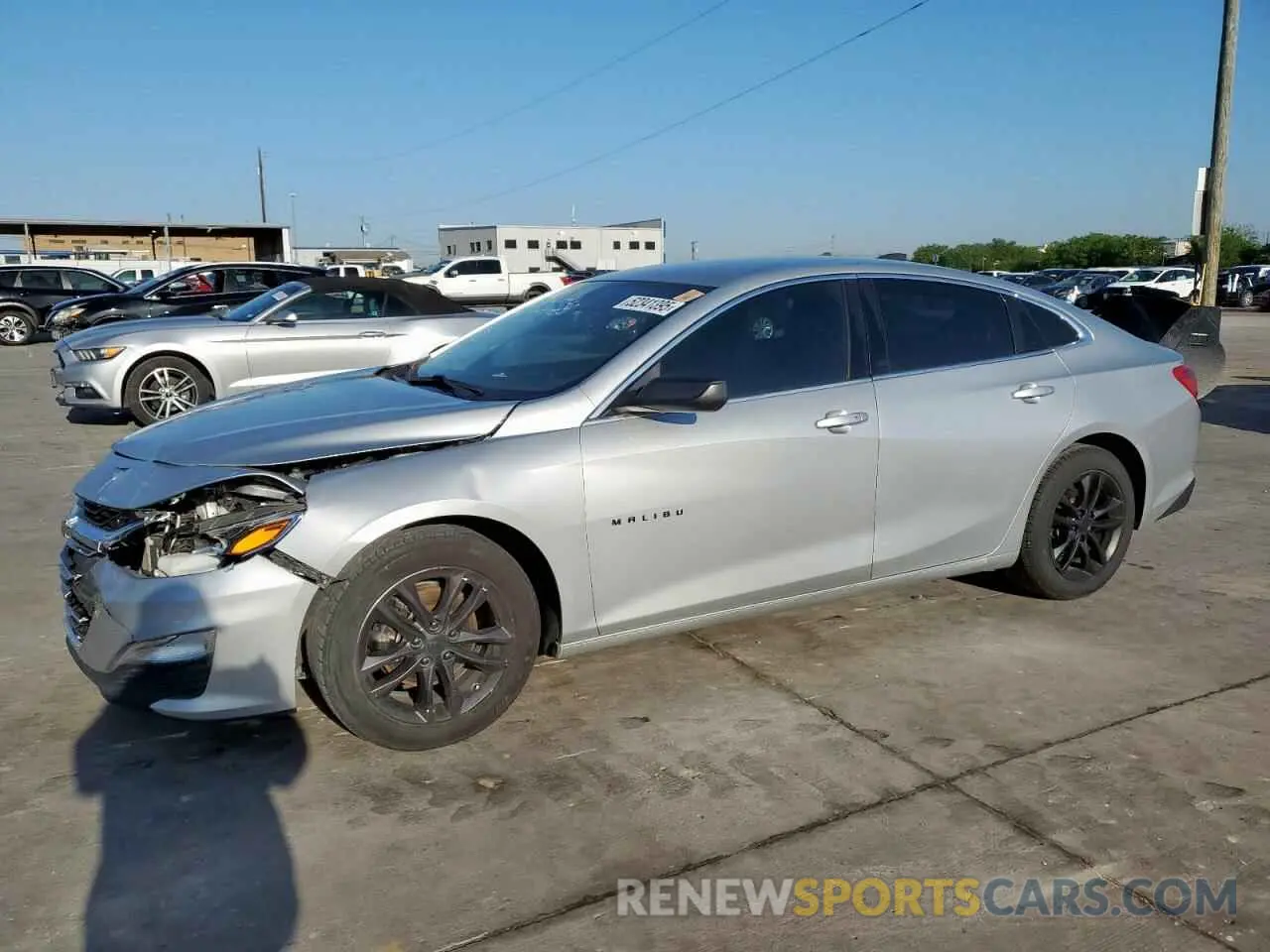 1 Photograph of a damaged car 1G1ZB5ST7KF125950 CHEVROLET MALIBU 2019