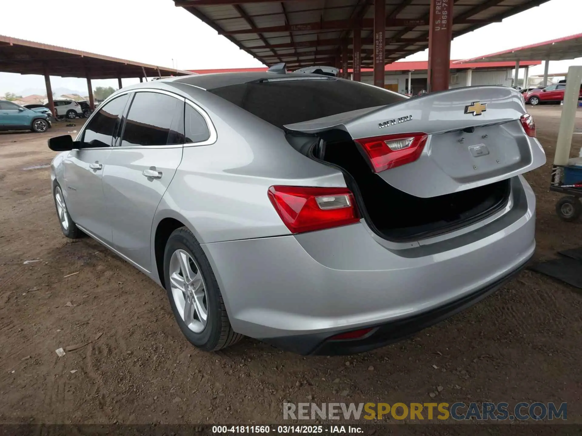 3 Photograph of a damaged car 1G1ZB5ST7KF140268 CHEVROLET MALIBU 2019