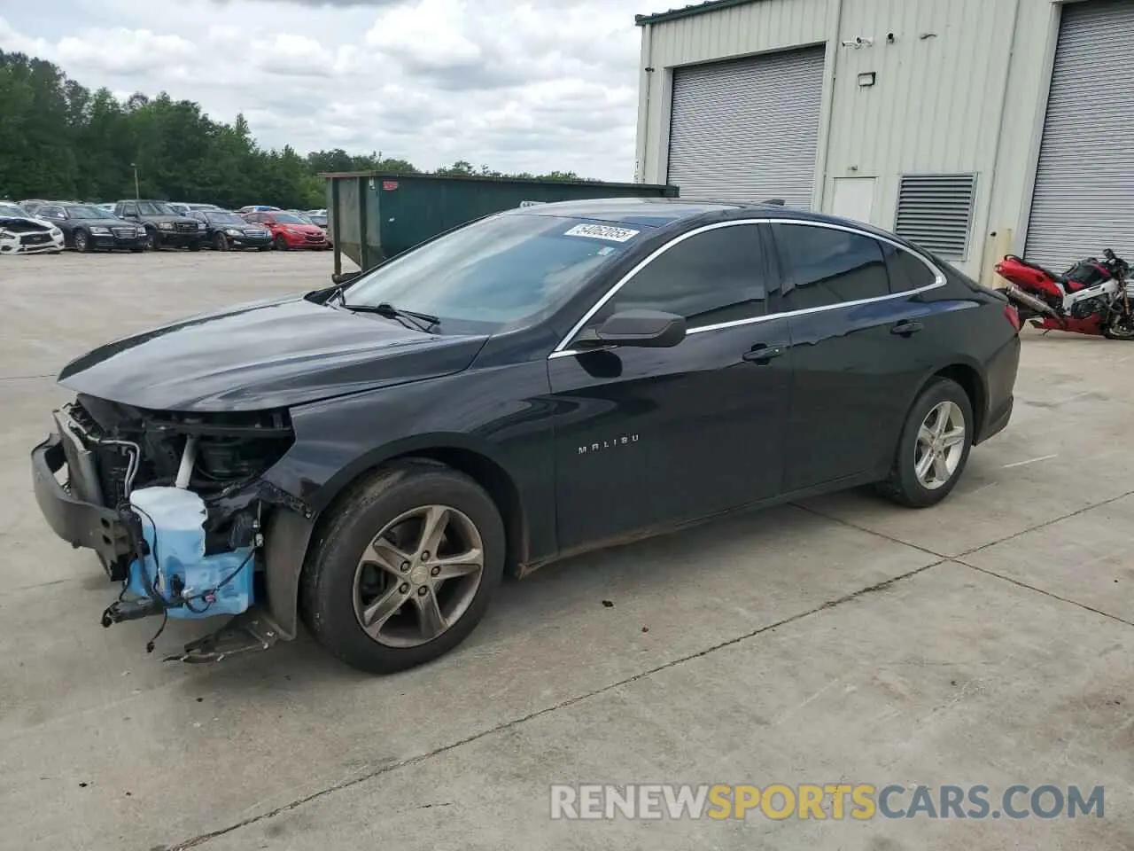 1 Photograph of a damaged car 1G1ZB5ST7KF185663 CHEVROLET MALIBU 2019