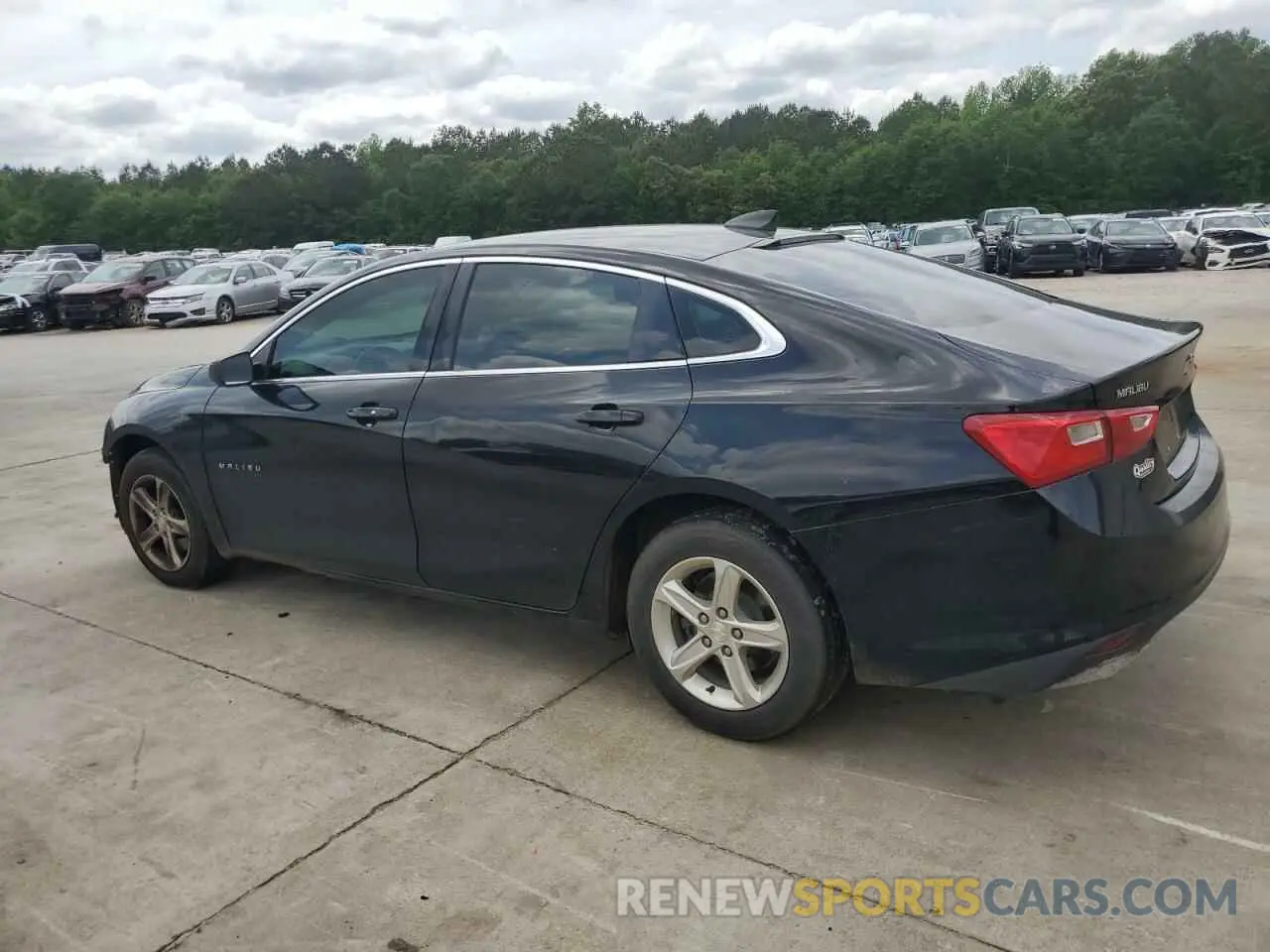 2 Photograph of a damaged car 1G1ZB5ST7KF185663 CHEVROLET MALIBU 2019