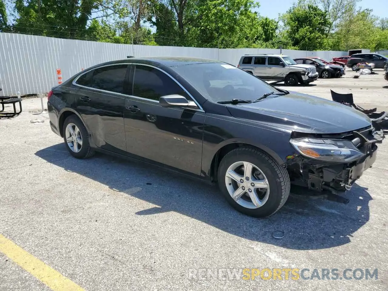 4 Photograph of a damaged car 1G1ZB5ST7KF222405 CHEVROLET MALIBU 2019