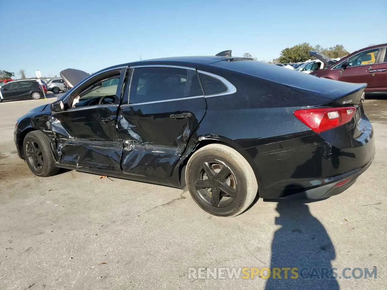 2 Photograph of a damaged car 1G1ZB5ST8KF125343 CHEVROLET MALIBU 2019
