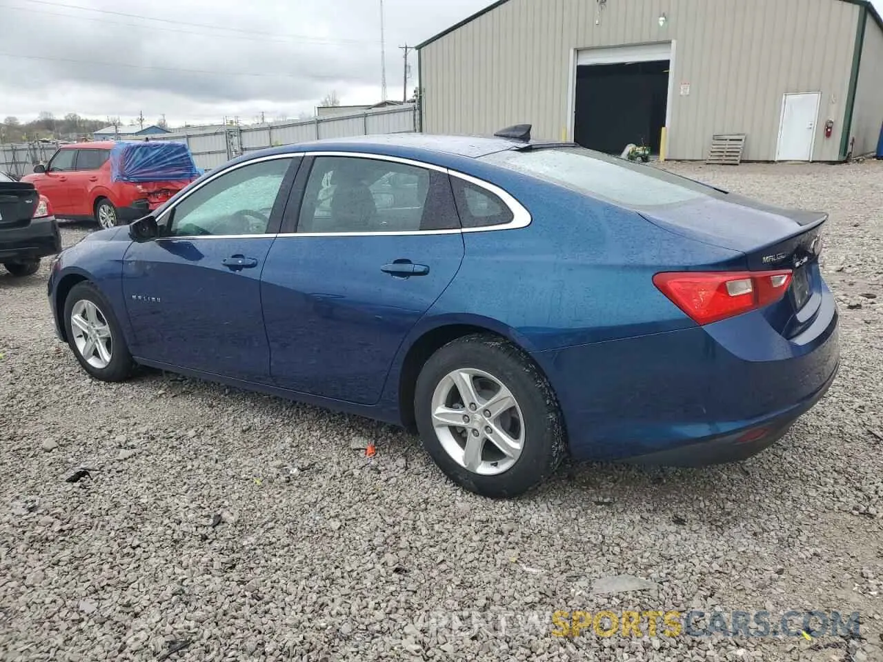 2 Photograph of a damaged car 1G1ZB5ST9KF114934 CHEVROLET MALIBU 2019