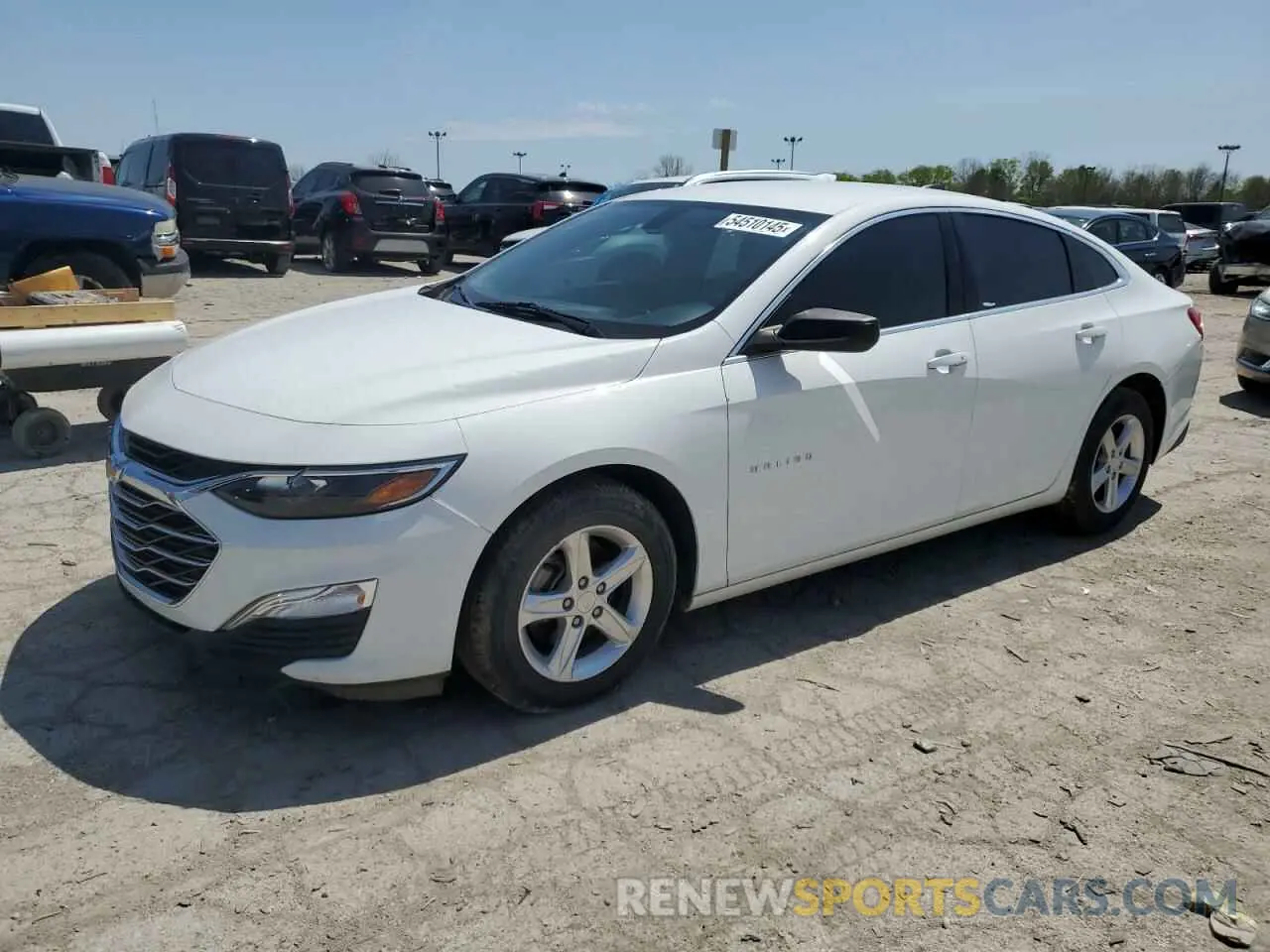 1 Photograph of a damaged car 1G1ZB5STXKF172311 CHEVROLET MALIBU 2019