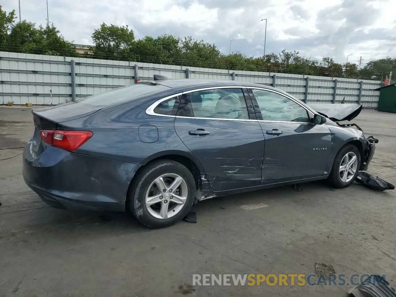 3 Photograph of a damaged car 1G1ZC5ST4KF118158 CHEVROLET MALIBU 2019