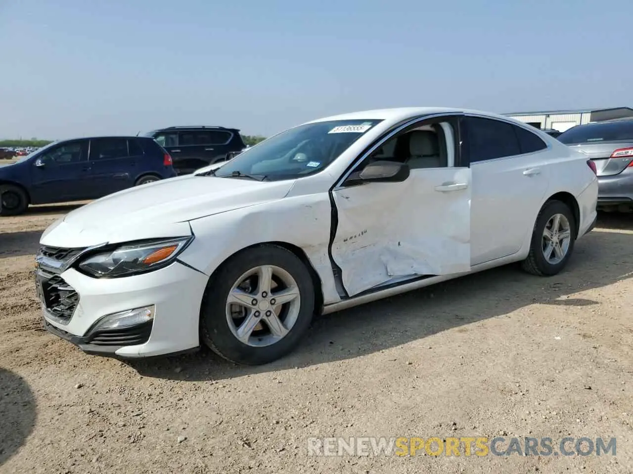 1 Photograph of a damaged car 1G1ZC5ST4KF181602 CHEVROLET MALIBU 2019